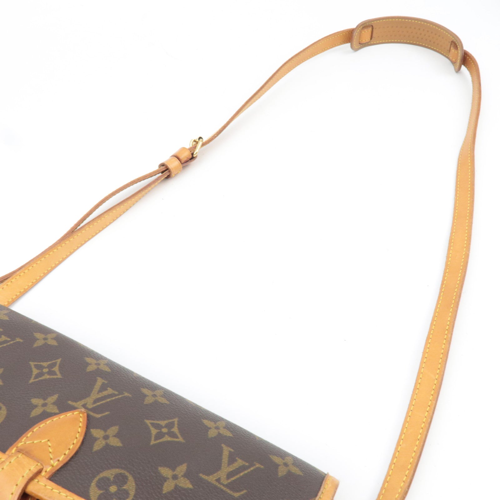 Louis Vuitton Monogram Gibeciere PM Shoulder Bag M42248 AR1913