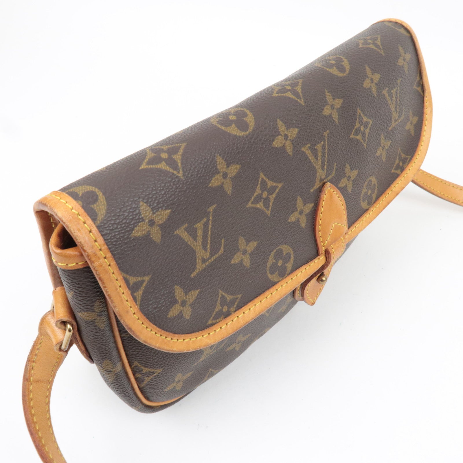 Louis Vuitton Monogram Gibeciere PM Shoulder Bag M42248 AR1913