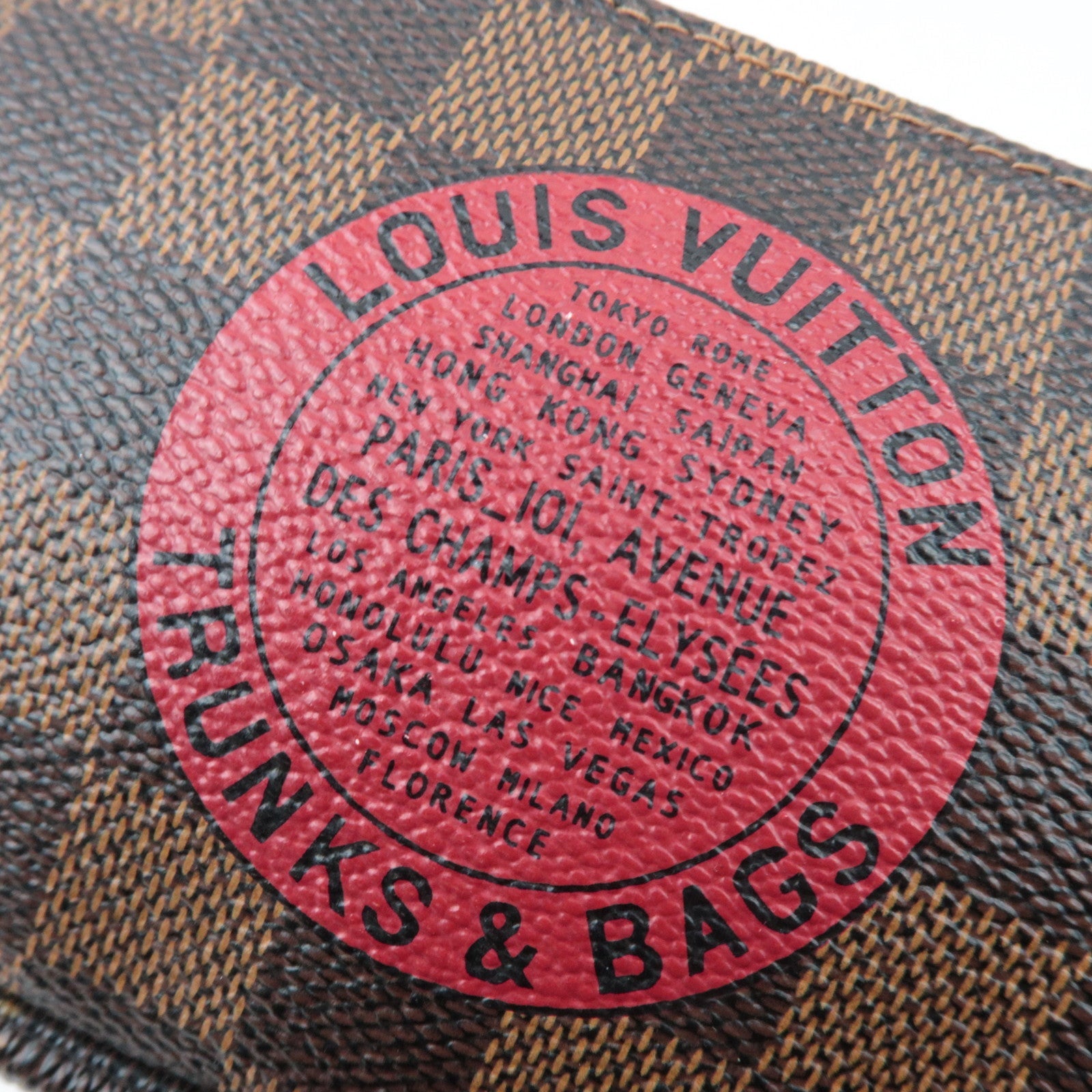 Louis Vuitton Damier T&B Mini Pochette Accessoires Mini Handbag N58011 FL0098