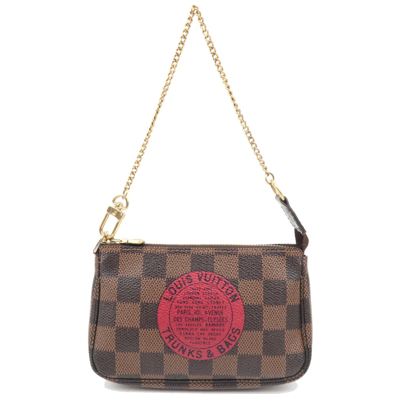 Louis Vuitton Damier T&B Mini Pochette Accessoires Mini Handbag N58011 FL009883276