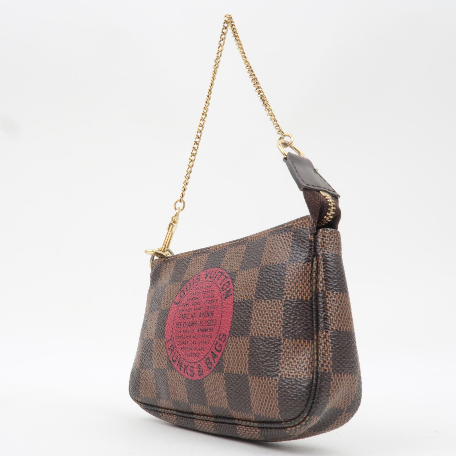 Louis Vuitton Damier T&B Mini Pochette Accessoires Mini Handbag N58011 FL0098