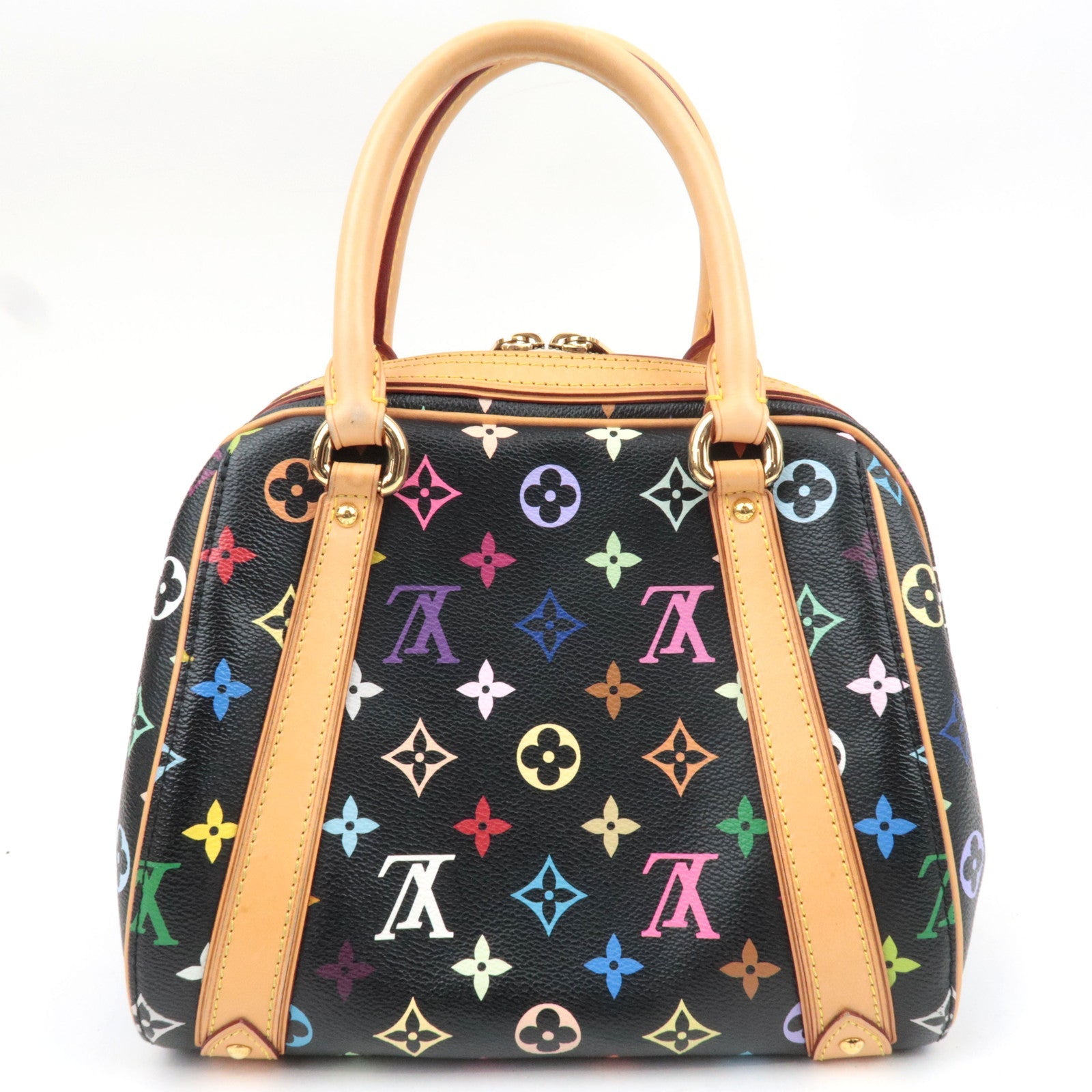 Louis Vuitton Monogram Multicolor Priscilla Leather Handbag Noir M40097 SP1016 *Dust bag