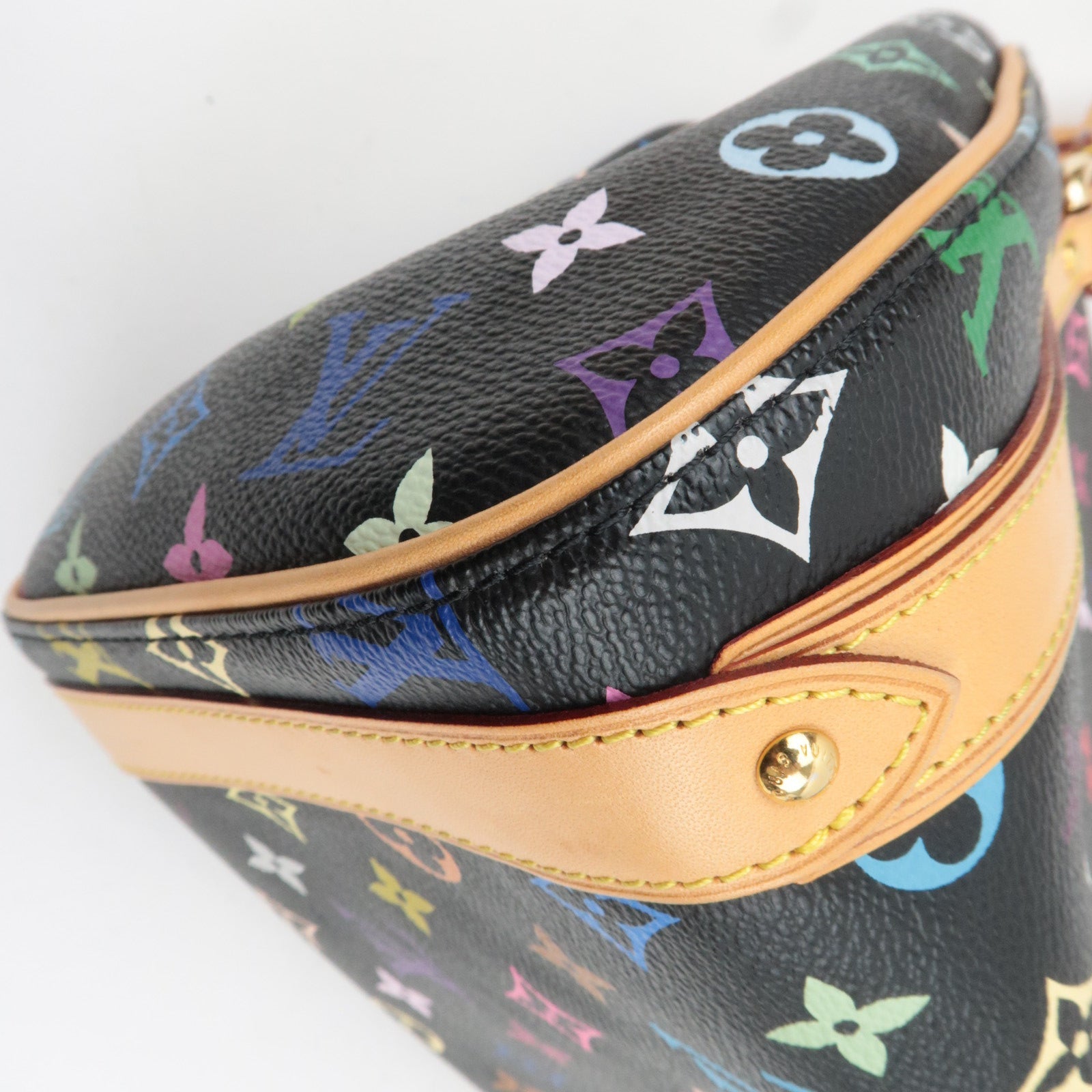 Louis Vuitton Monogram Multicolor Priscilla Leather Handbag Noir M40097 SP1016 *Dust bag