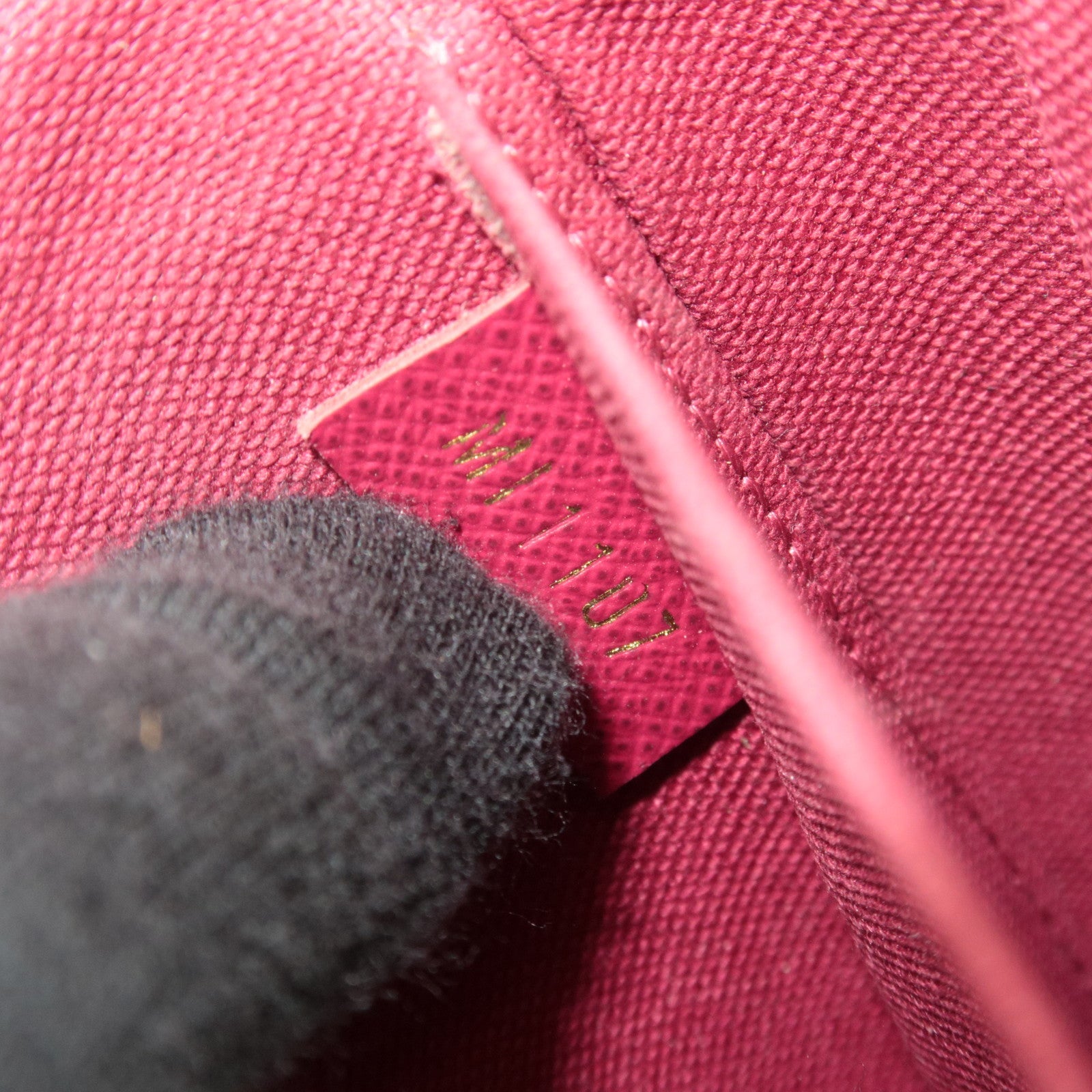 Louis Vuitton Monogram Pochette Felicie Shoulder Bag Fuchsia M81896 MI1107 *Pouch