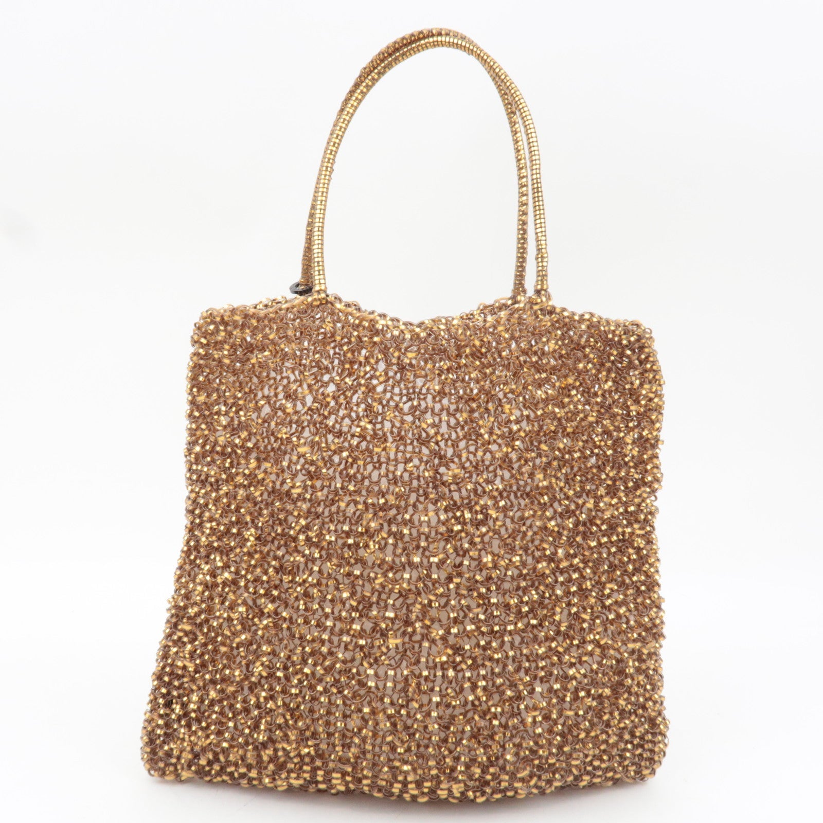 ANTEPRIMA Wire Handbag PVC Gold