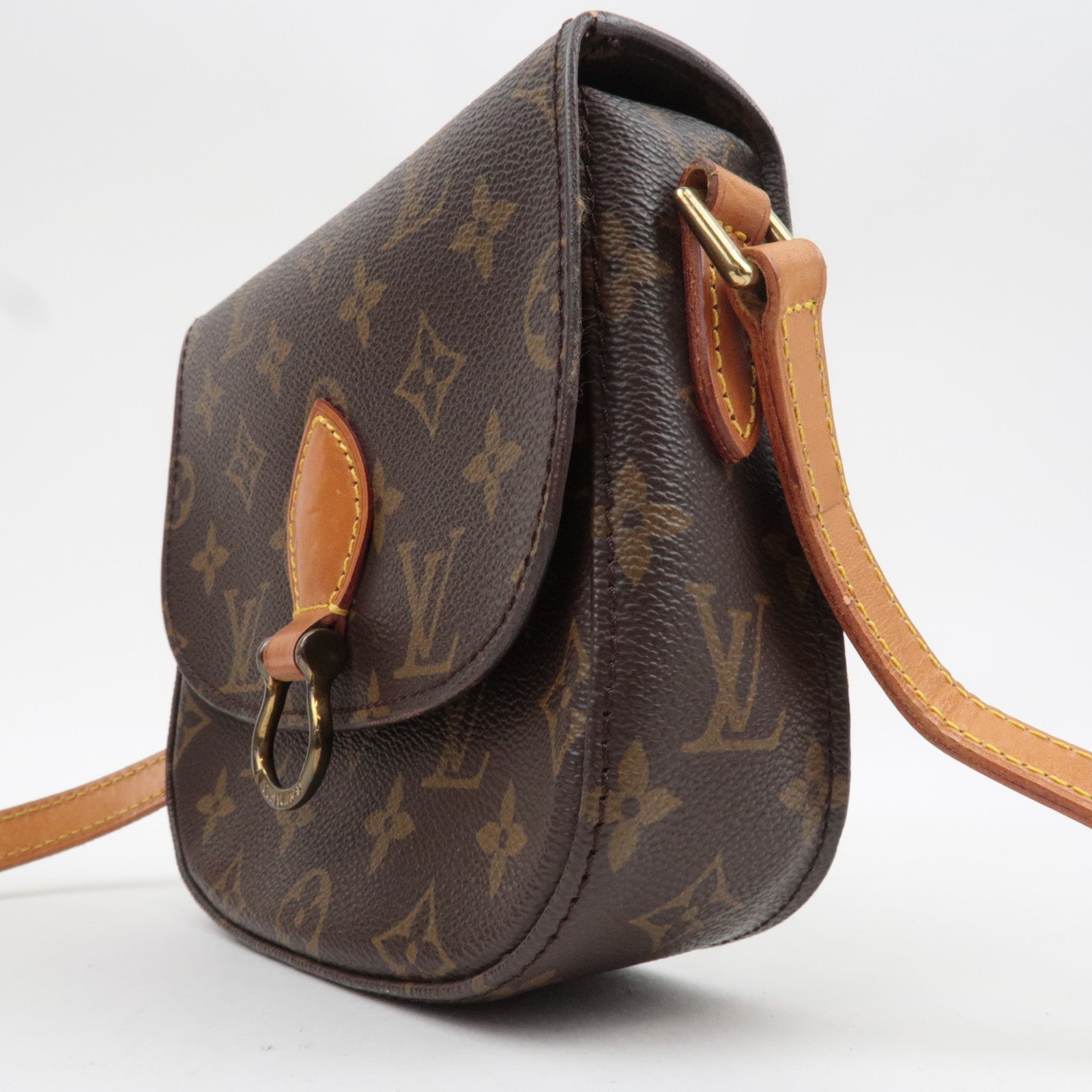 Louis Vuitton Monogram Saint Cloud PM Shoulder Bag M51244 8906VI