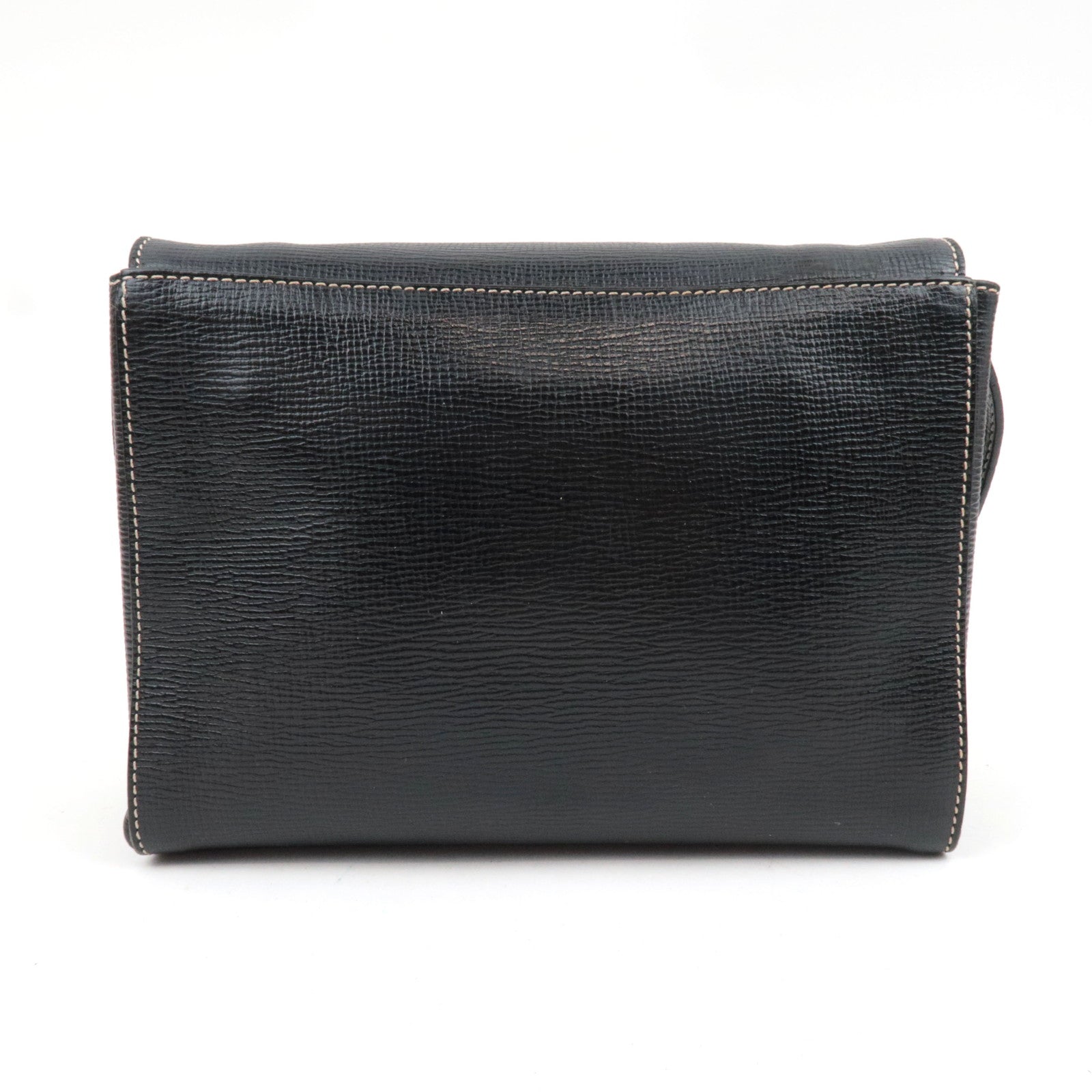 CELINE Shoulder Bag Leather Black