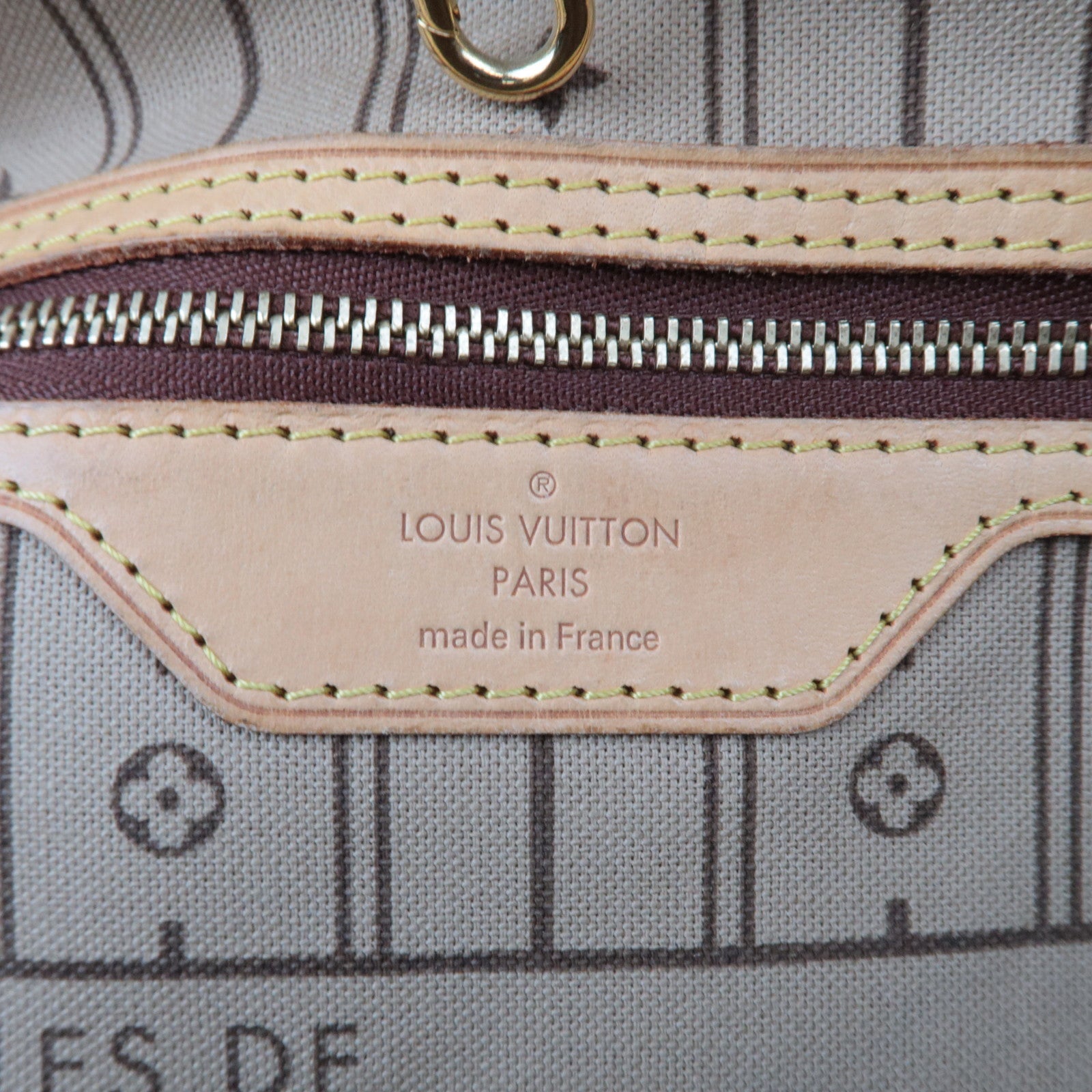 Louis Vuitton Monogram Neverfull MM Tote Bag M40156 VI4058