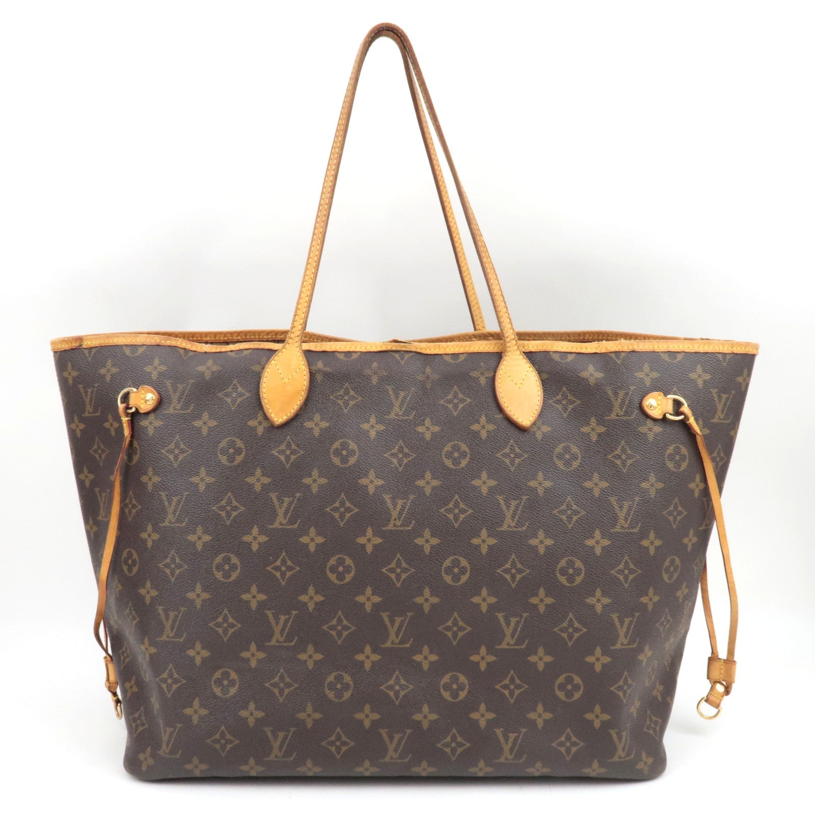 Louis Vuitton Monogram Neverfull GM Tote Bag M40157 FL2057