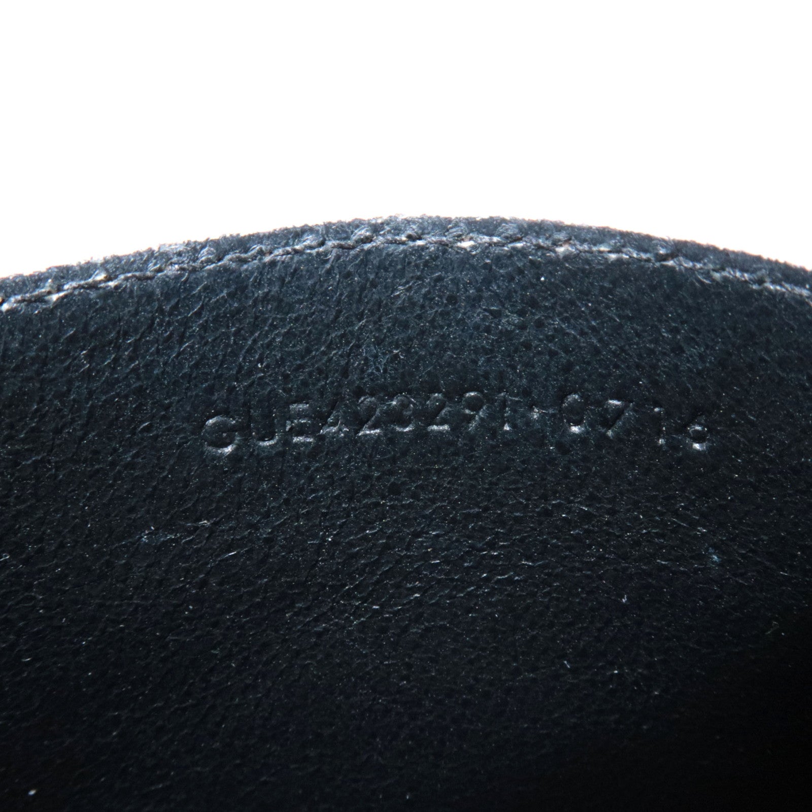 SAINT LAURENT Cassandra Card Case Leather Pink Gold HDW 423291 *Box