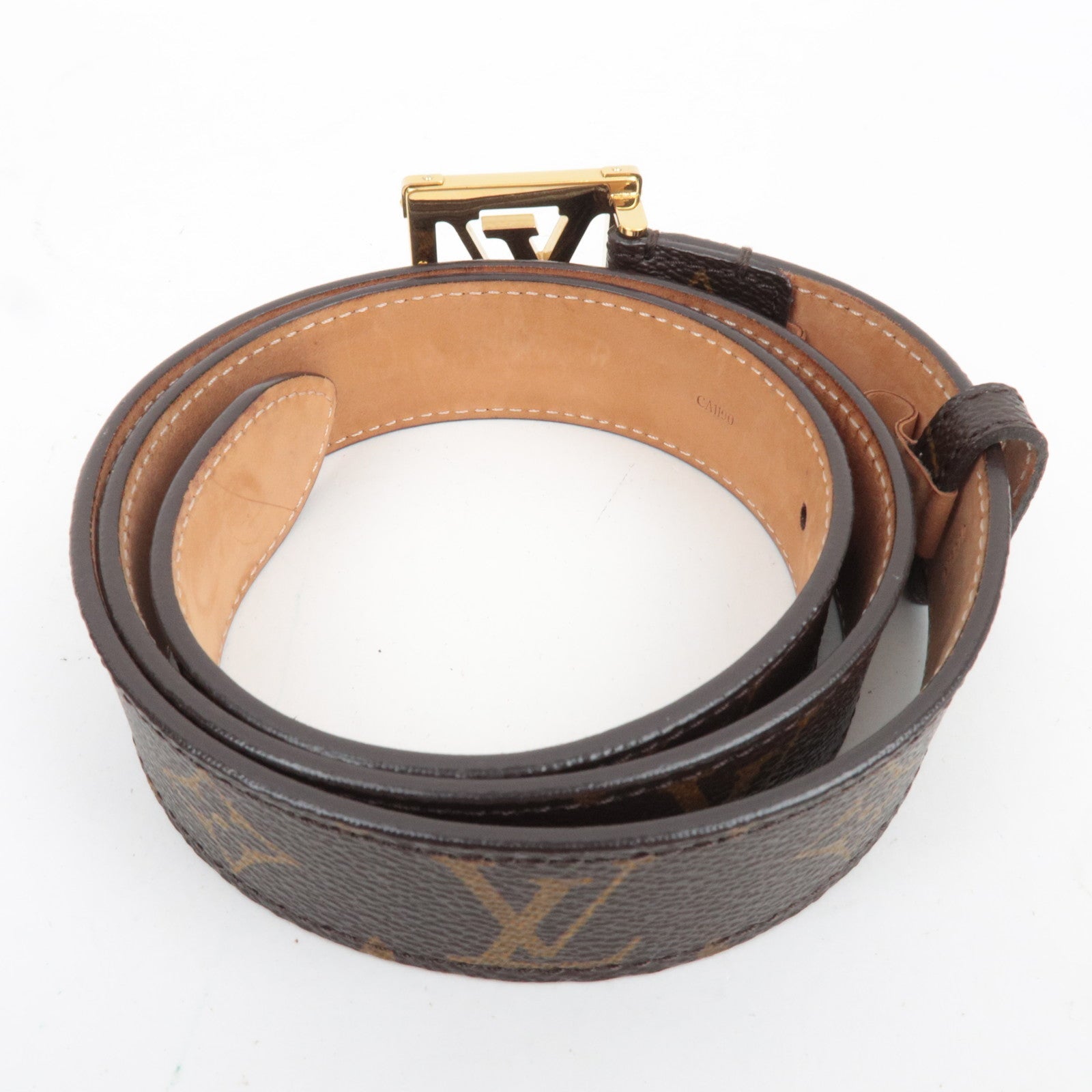 Louis Vuitton Monogram Ceinture LV Belt 85/34 M6879 CA1190