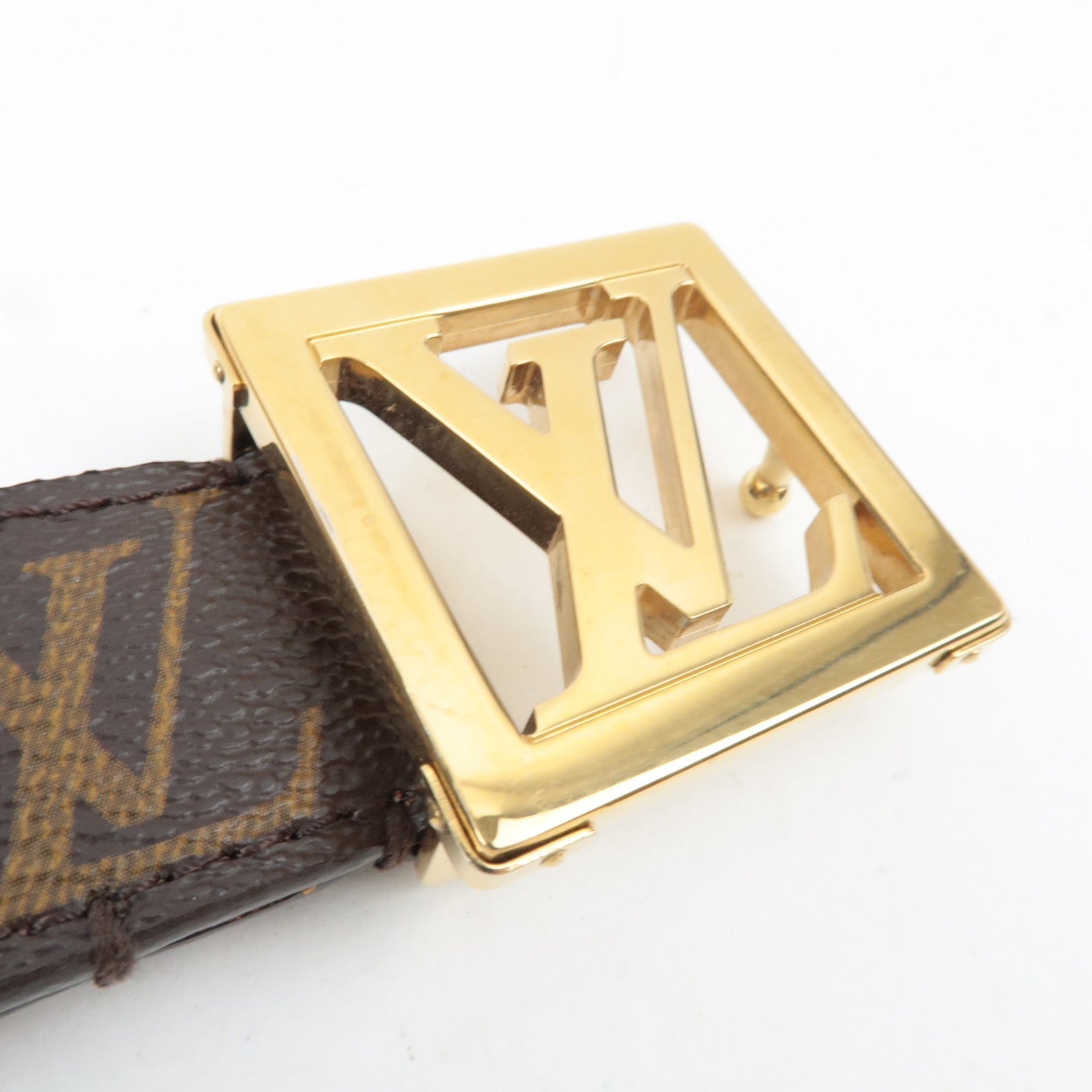 Louis Vuitton Monogram Ceinture LV Belt 85/34 M6879 CA1190