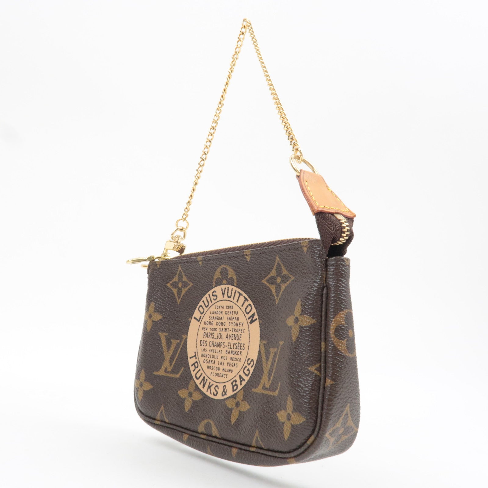 Louis Vuitton Monogram T&B Mini Pochette Accessoires Mini Handbag M60153 FL2037