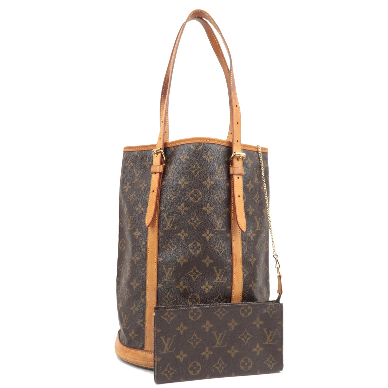 Louis Vuitton Monogram Bucket GM Shoulder Bag M42236 DK2110 *Pouch83395