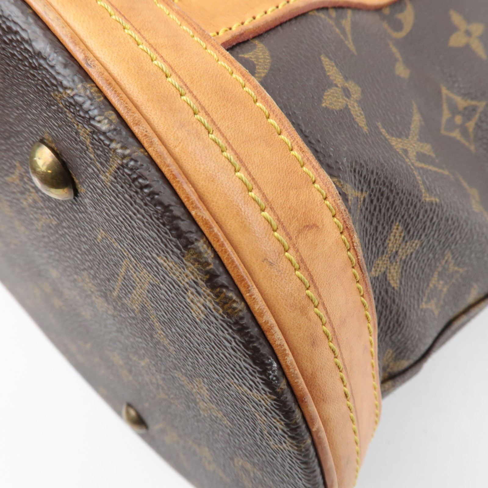 Louis Vuitton Monogram Bucket GM Shoulder Bag M42236 DK2110 *Pouch