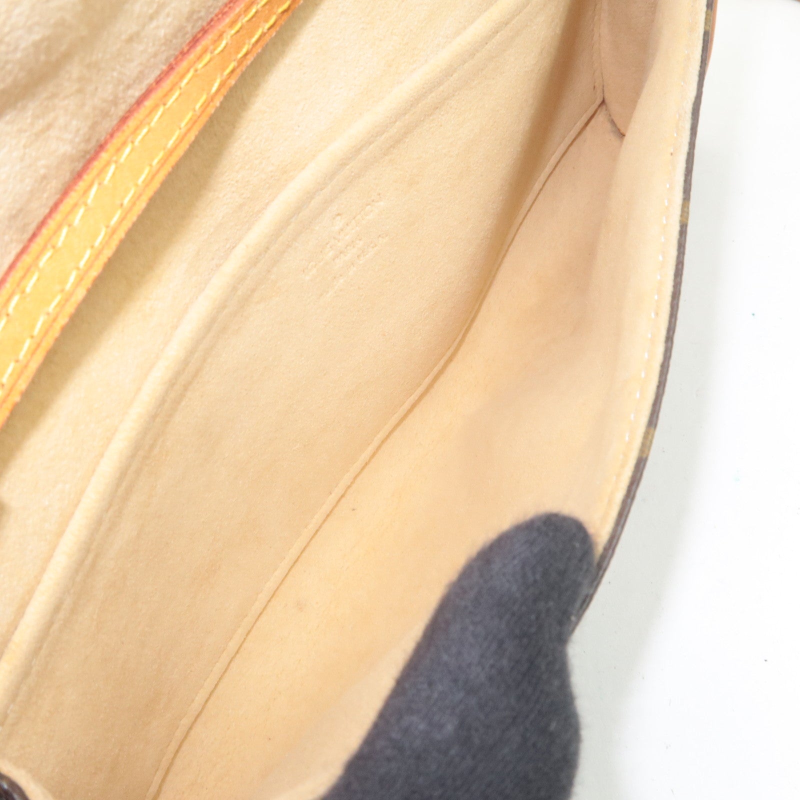 Louis Vuitton Monogram Pochette Twin GM Shoulder Bag Clutch bag M51852 SD0080 *Strap