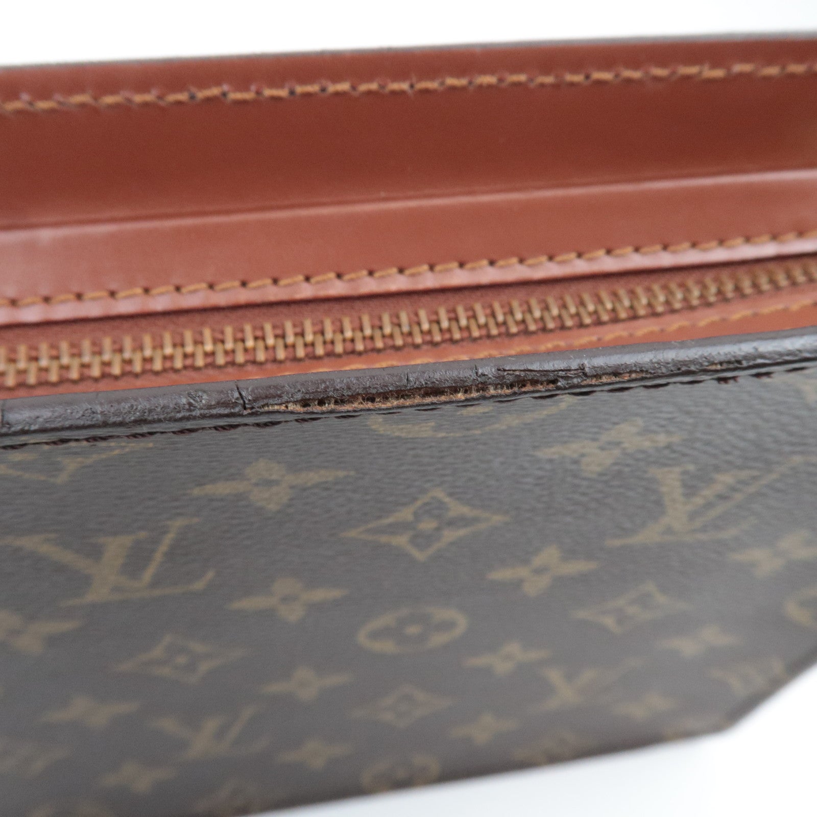 Louis Vuitton Monogram Pochette Homme Clutch Bag M51795 TH0933