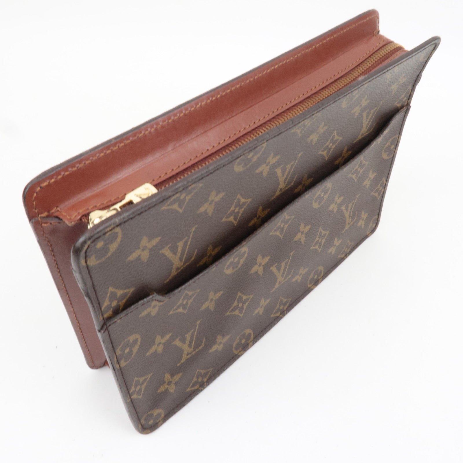 Louis Vuitton Monogram Pochette Homme Clutch Bag M51795 TH0933