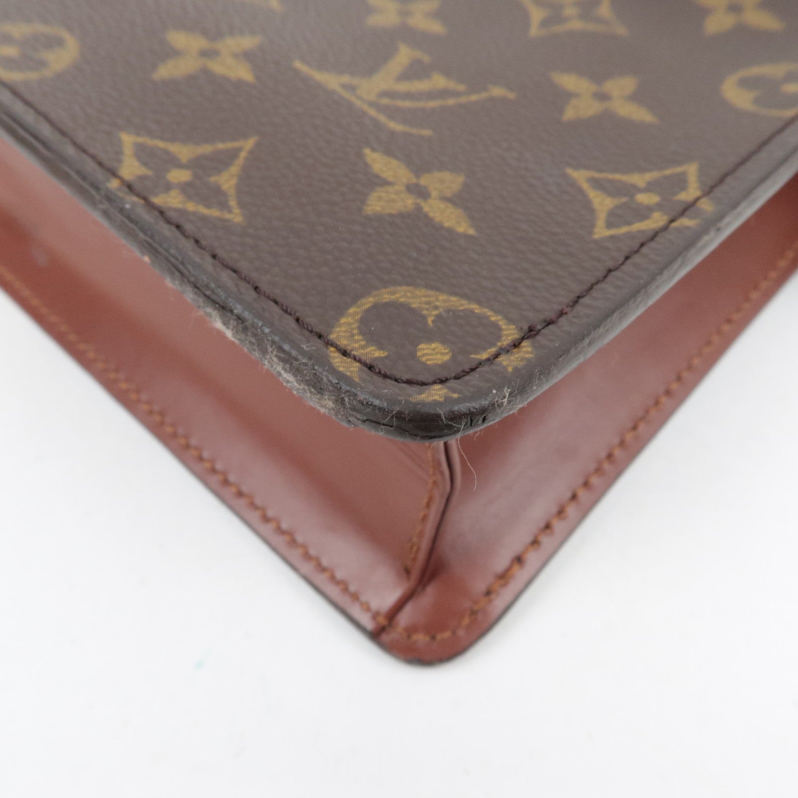 Louis Vuitton Monogram Pochette Homme Clutch Bag M51795 TH0933