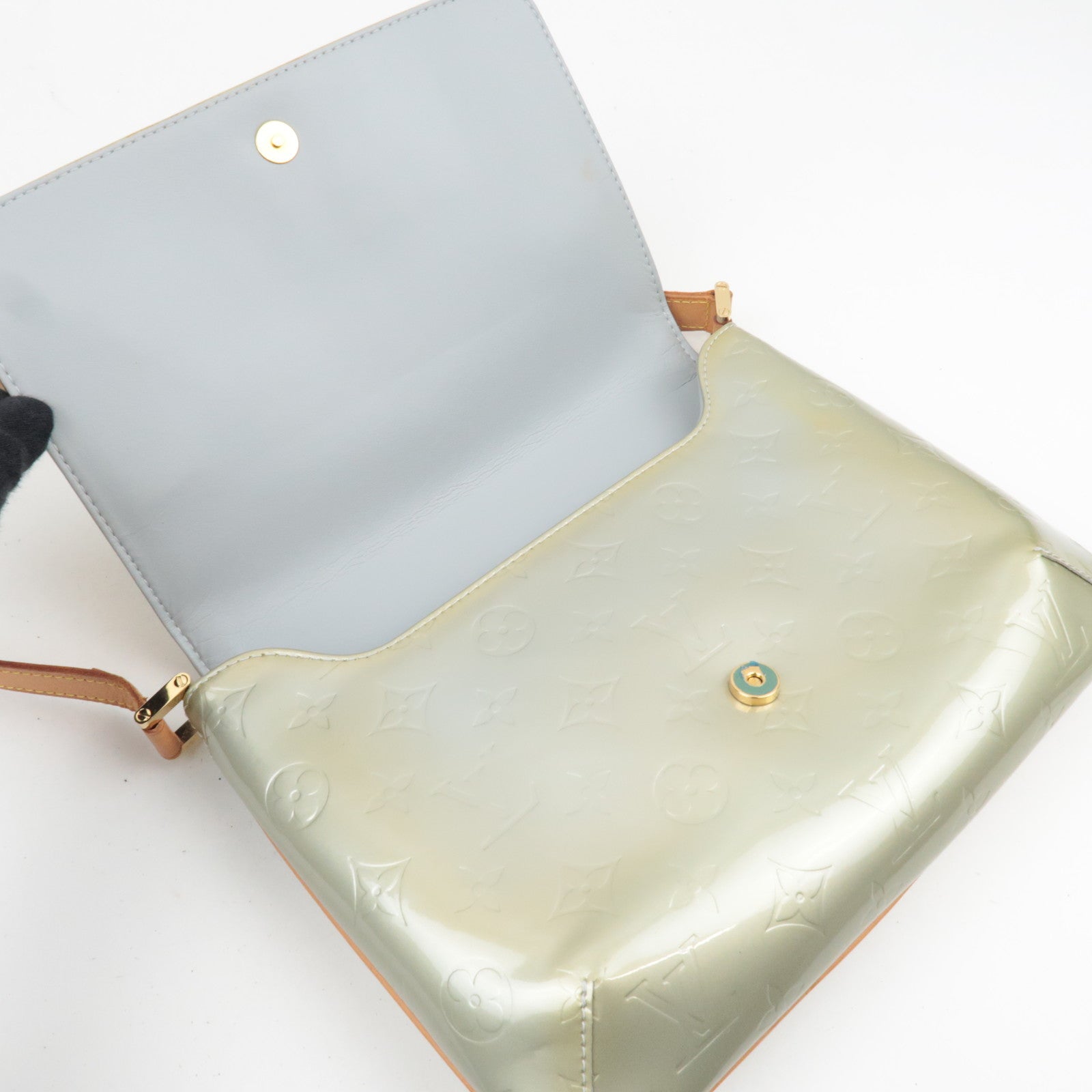 Louis Vuitton Monogram Vernis Thompson Street Shoulder Bag Gris M91069 CA0091 *Dust bag