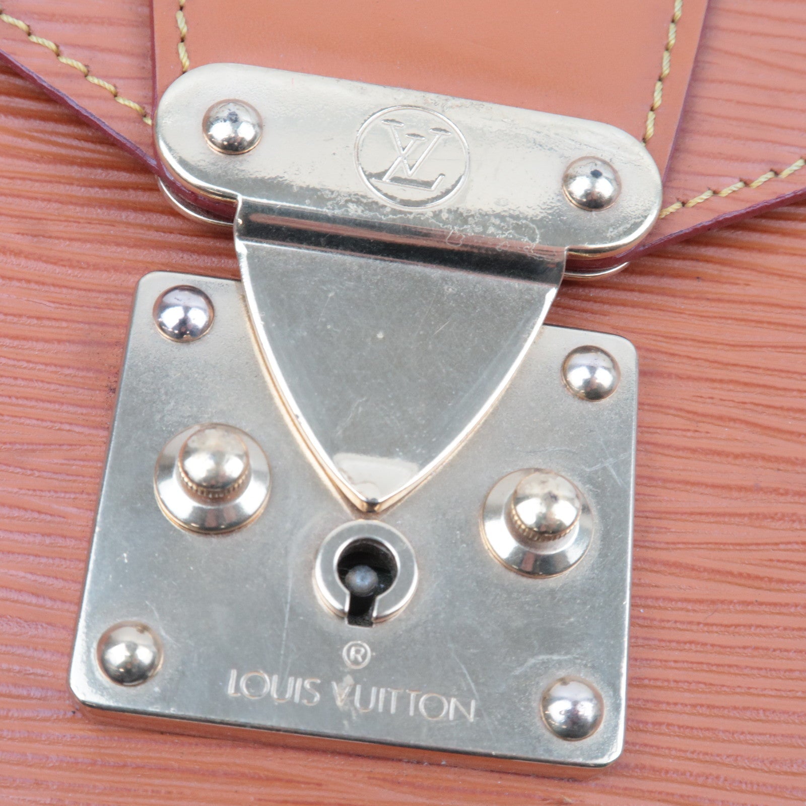 Louis Vuitton Sellier Dragonne Clutch Bag Zipangu Gold M52618 MI0952 *2 keys