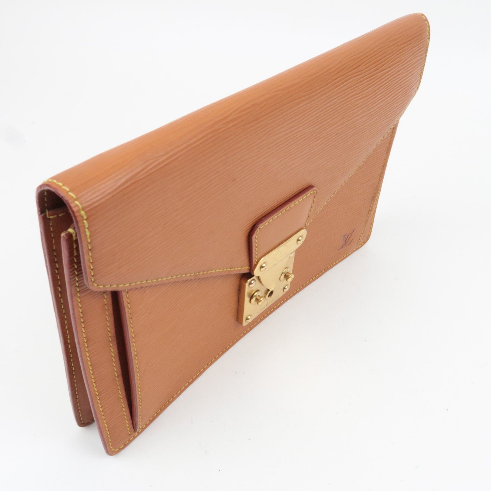 Louis Vuitton Sellier Dragonne Clutch Bag Zipangu Gold M52618 MI0952 *2 keys