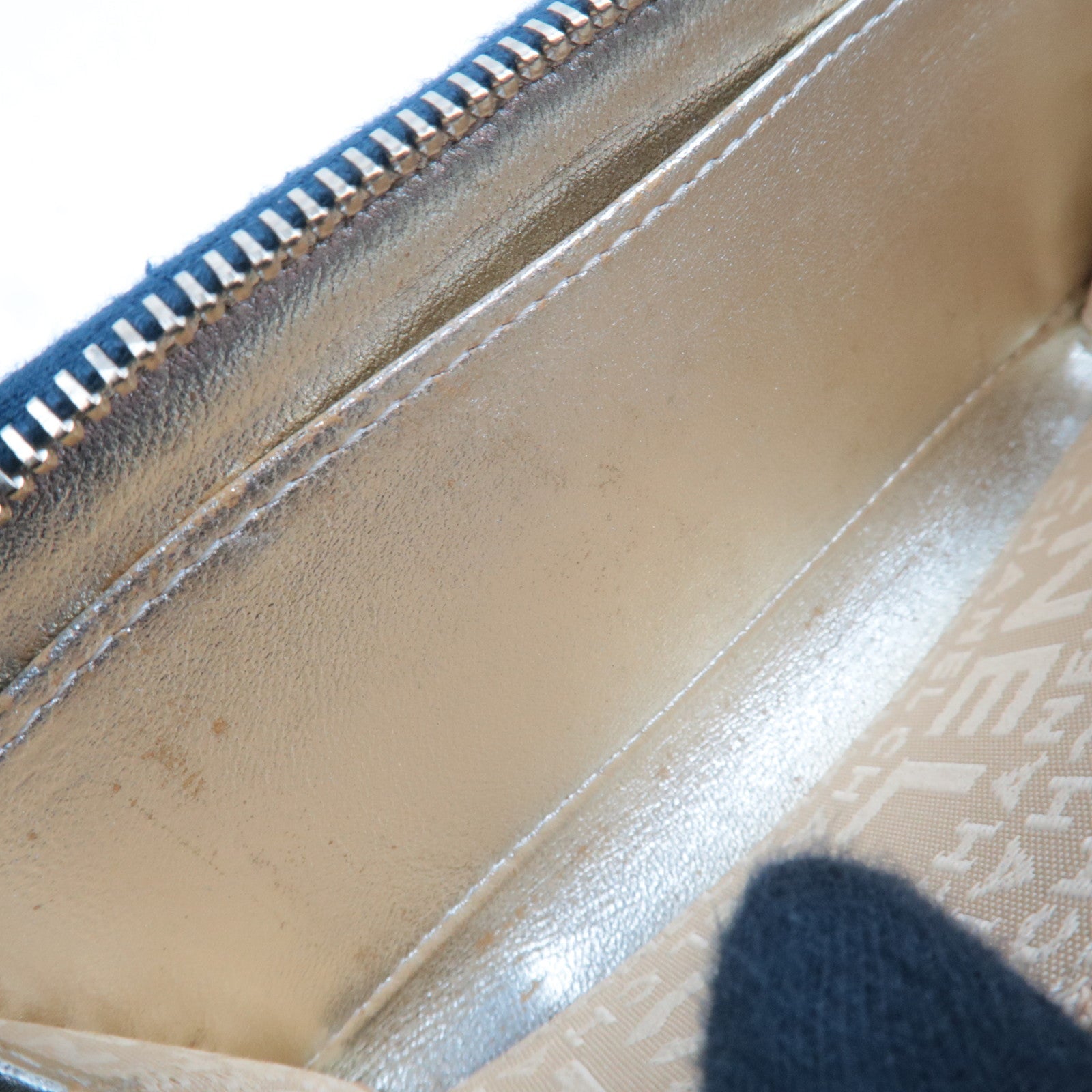 CHANEL Coco Mark Coin Case Wallet Denim Navy 10557674