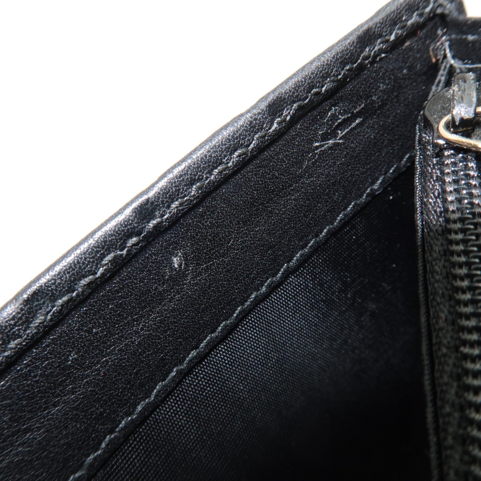 GUCCI Guccissima Bifold Long Wallet Leather Black 244946 *Box