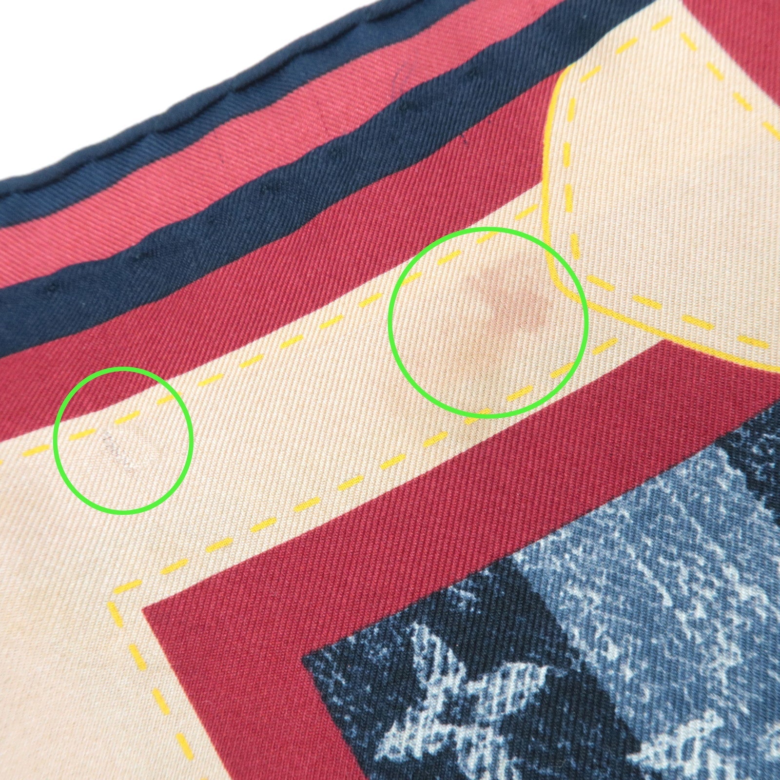 Louis Vuitton Bandana Denim Rayer Trunks & Bags Scarf 100% Silk Navy *Box