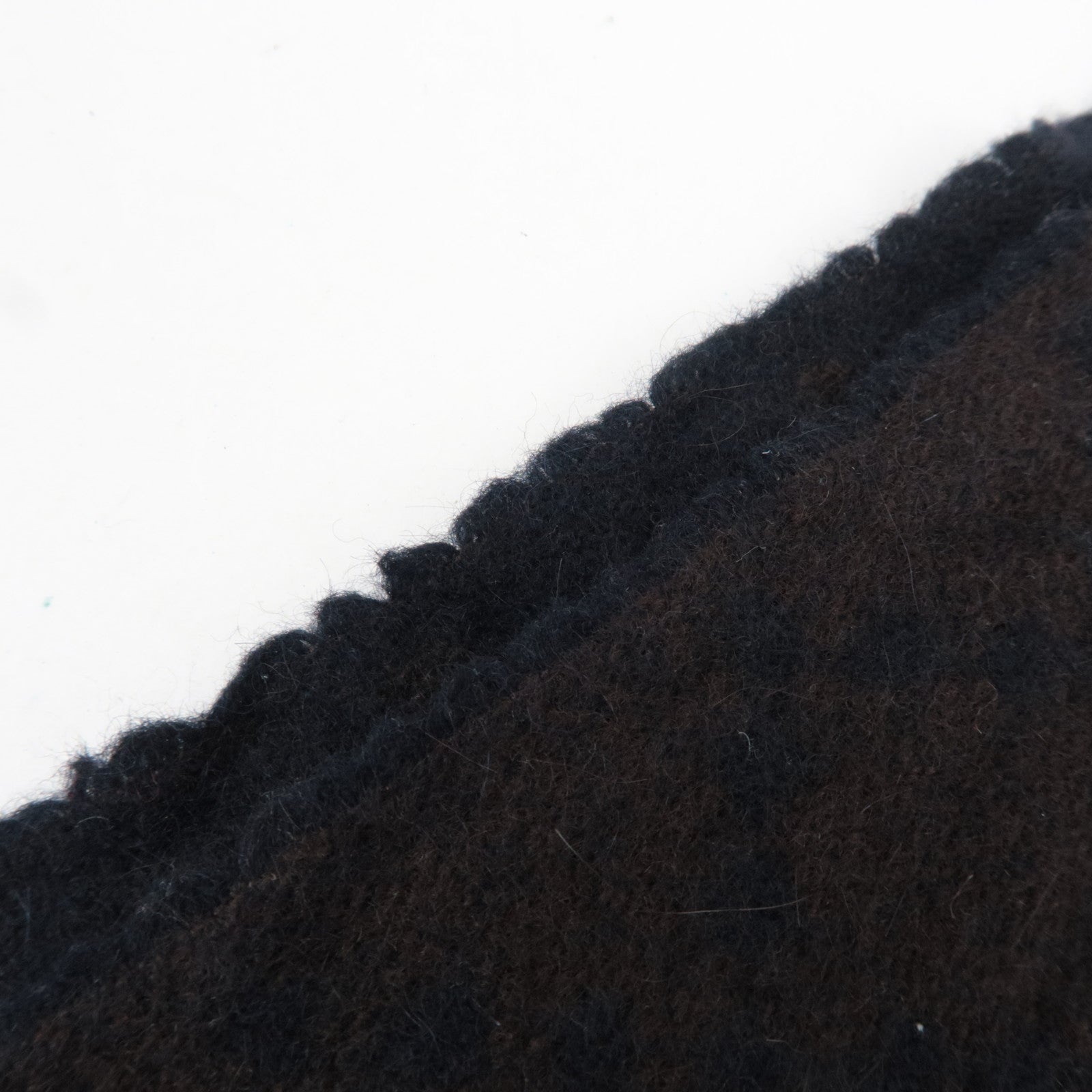 GUCCI Sherry Scarf 75% Wool 25% Angora Brown 333019