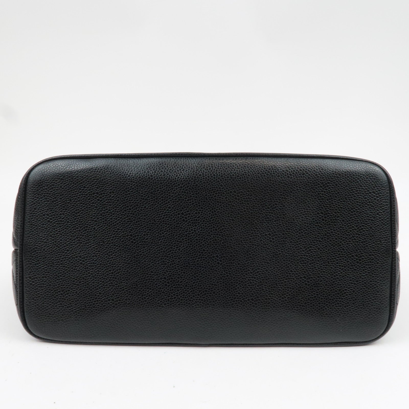 CHANEL Medallion Tote Bag Caviarskin Black Silver HDW A01804 6194866