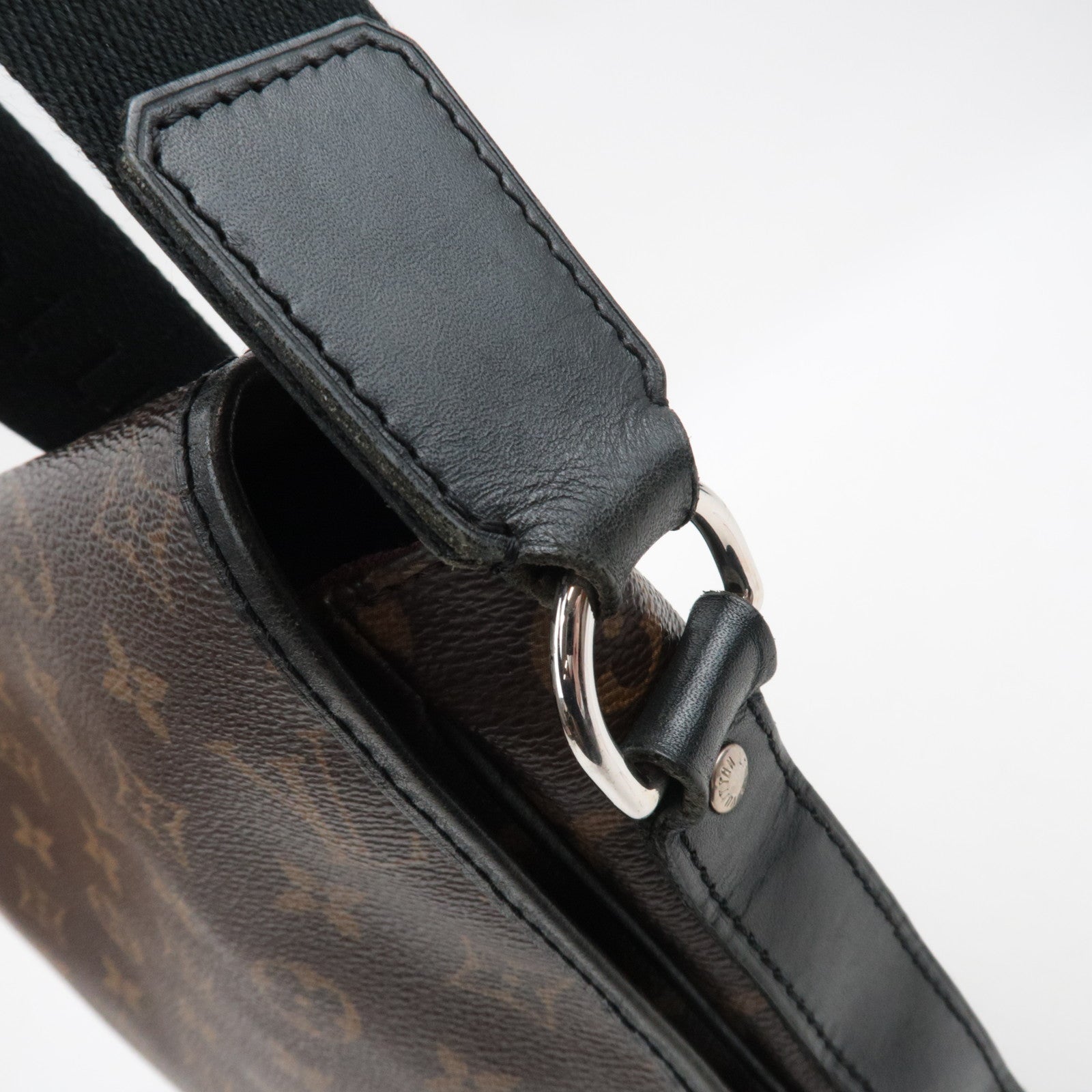 Louis Vuitton Monogram Macassar Bass MM Shoulder Bag M56715 AA4059