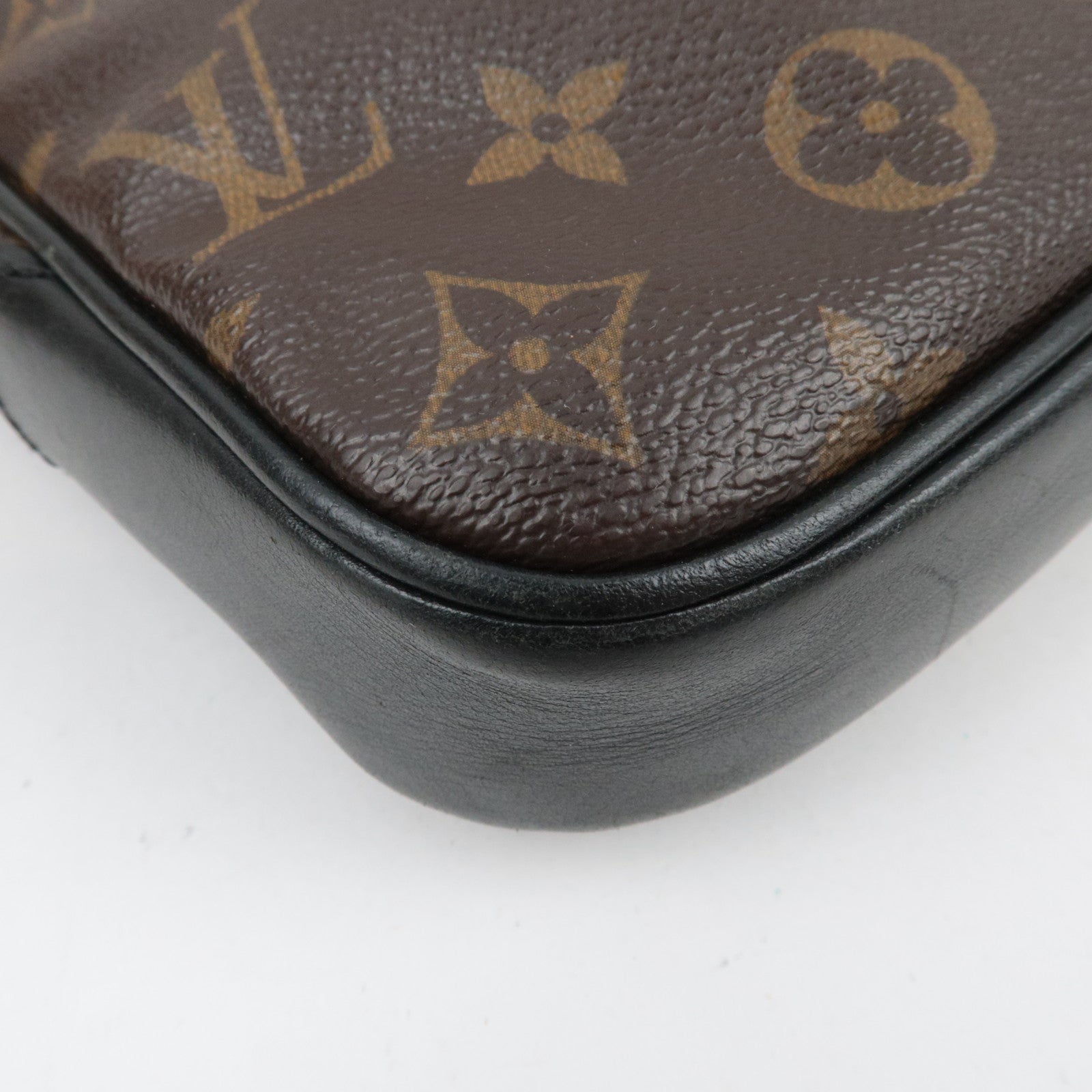 Louis Vuitton Monogram Macassar Bass MM Shoulder Bag M56715 AA4059