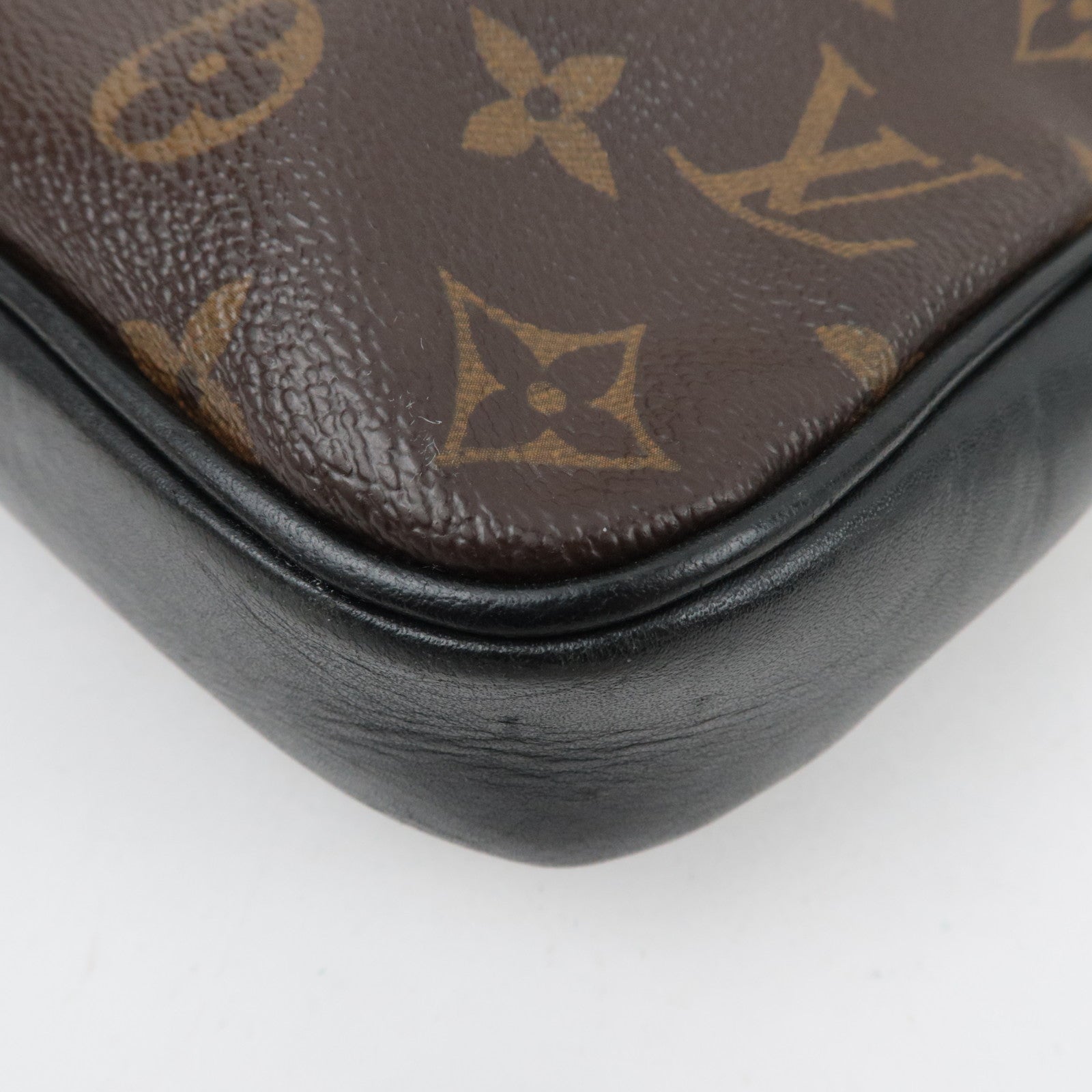 Louis Vuitton Monogram Macassar Bass MM Shoulder Bag M56715 AA4059