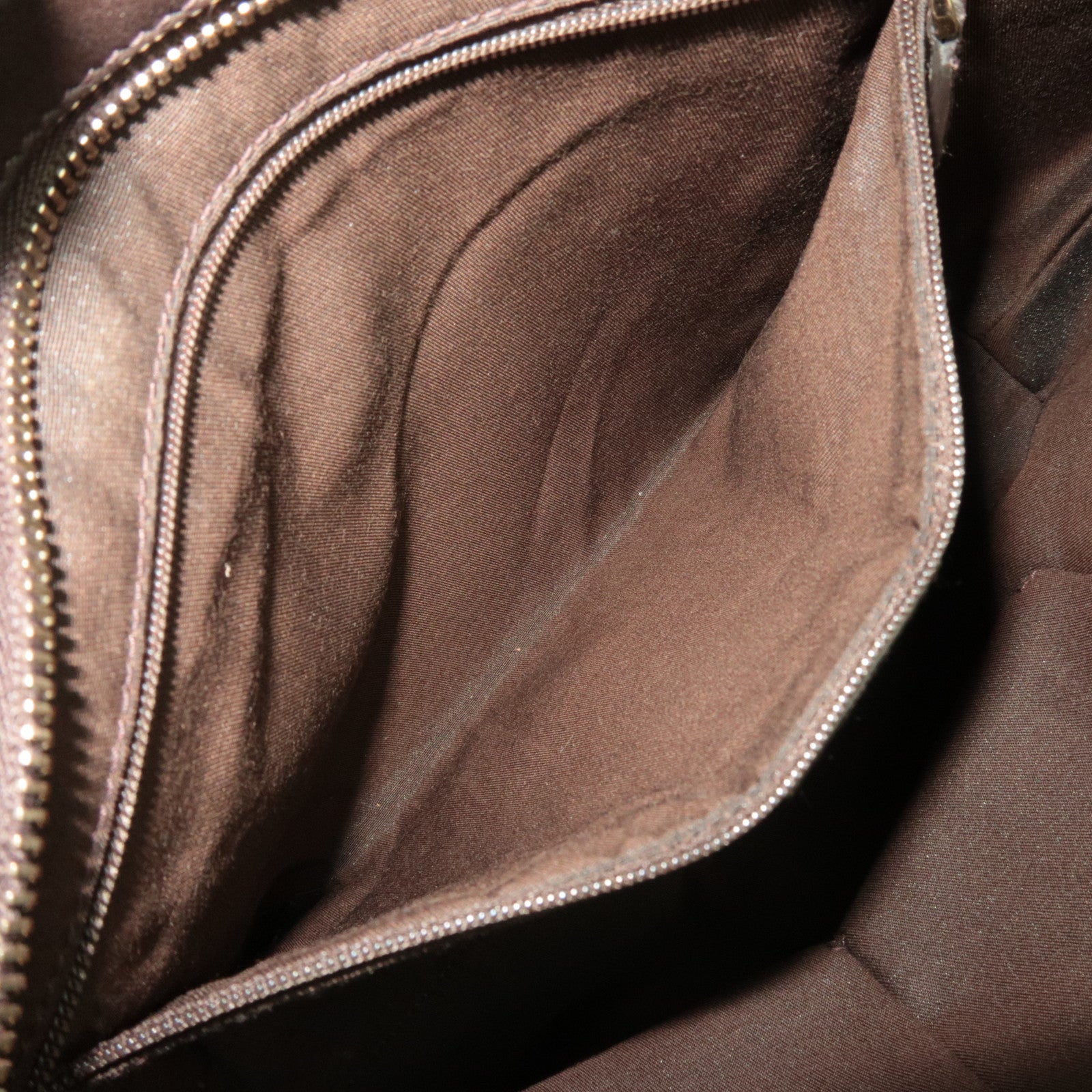 GUCCI 2Way Tote Bag GG Supreme Leather Beige Brown 388929 *Strap