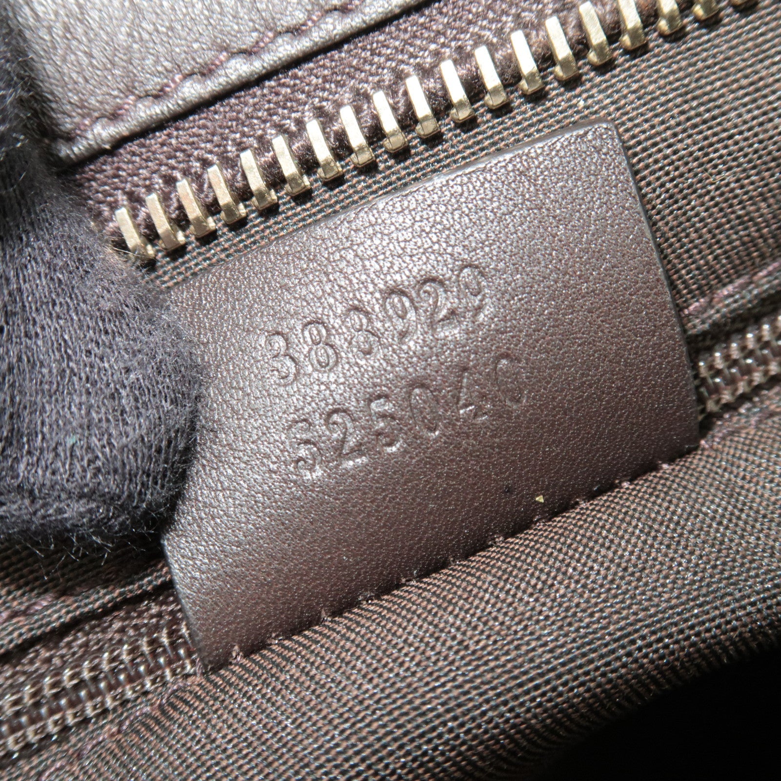 GUCCI 2Way Tote Bag GG Supreme Leather Beige Brown 388929 *Strap