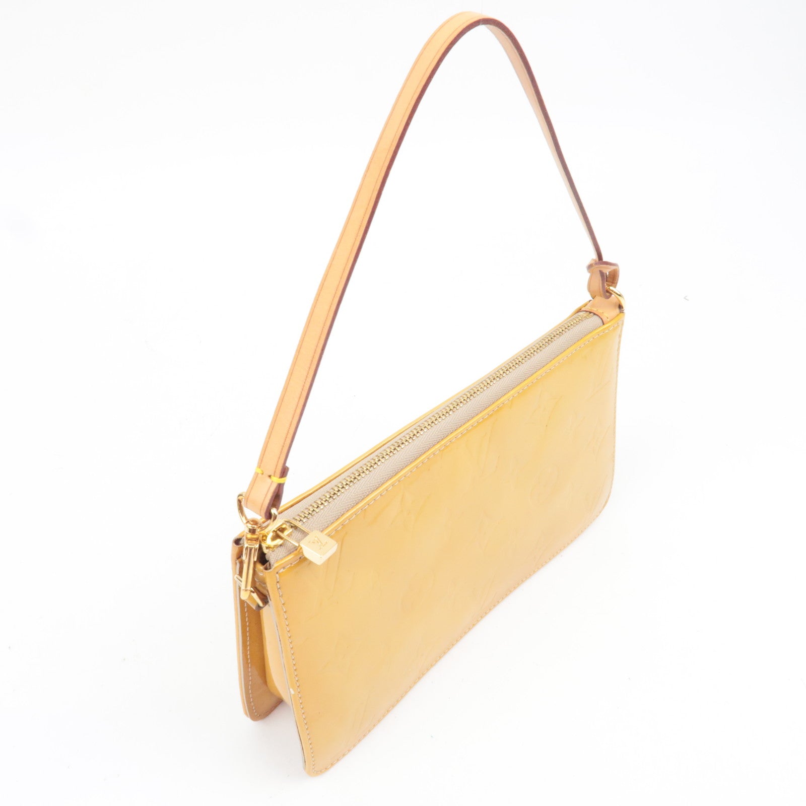 Louis Vuitton Monogram Vernis Lexington Handbag Beige M91010 VI1929 *Dust bag