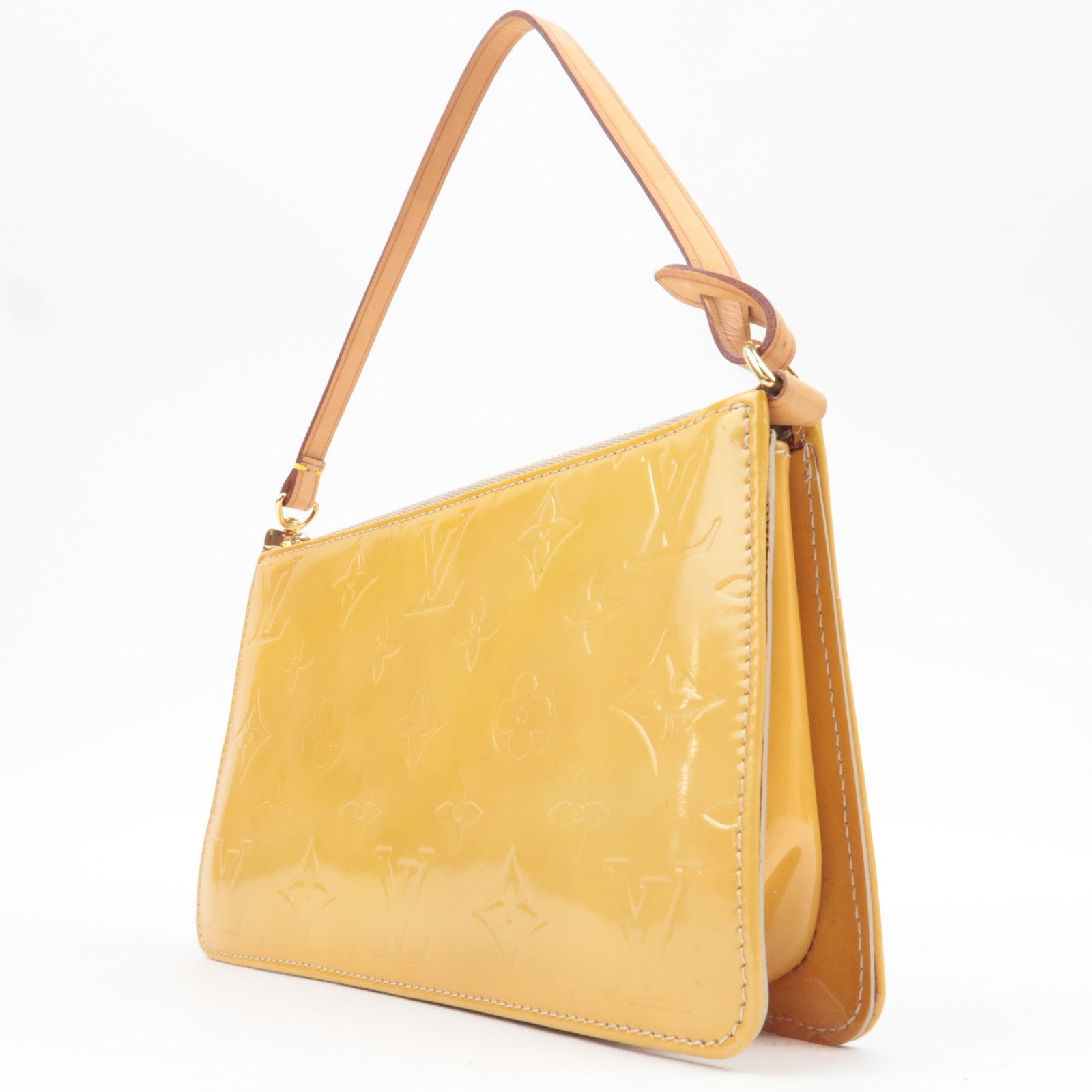 Louis Vuitton Monogram Vernis Lexington Handbag Beige M91010 VI1929 *Dust bag