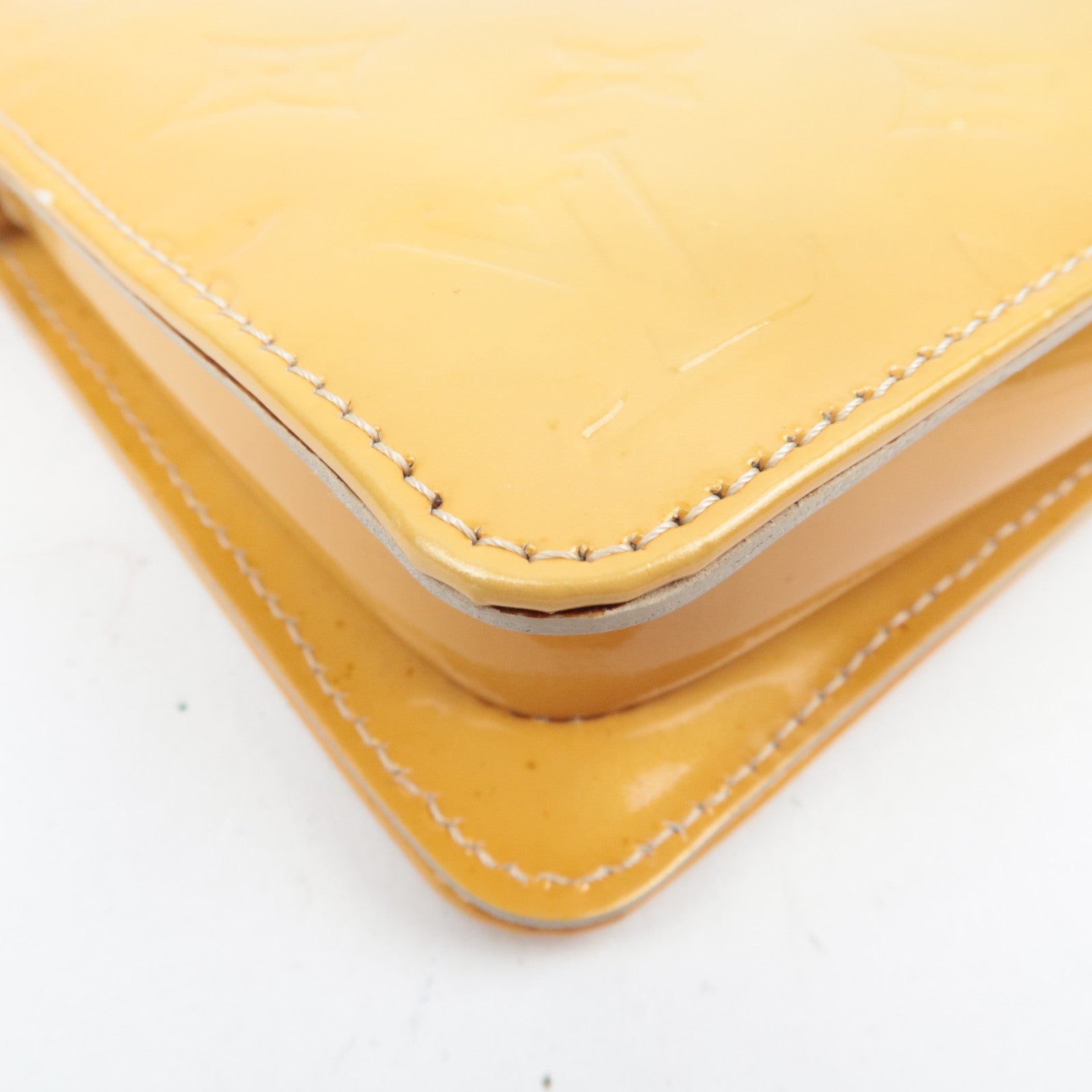 Louis Vuitton Monogram Vernis Lexington Handbag Beige M91010 VI1929 *Dust bag