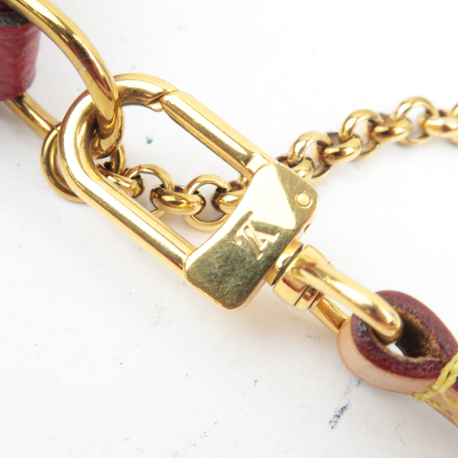 Louis Vuitton Monogram Pallas Clutch Shoulder Bag Cerise M41638 GI4156 *Dust bag, Strap