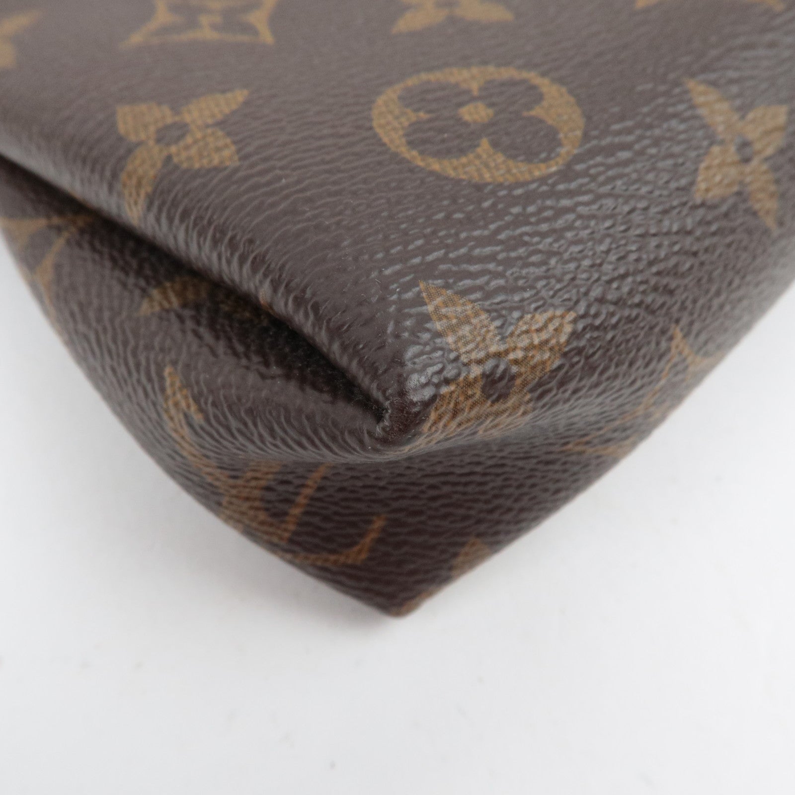 Louis Vuitton Monogram Pallas Clutch Shoulder Bag Cerise M41638 GI4156 *Dust bag, Strap