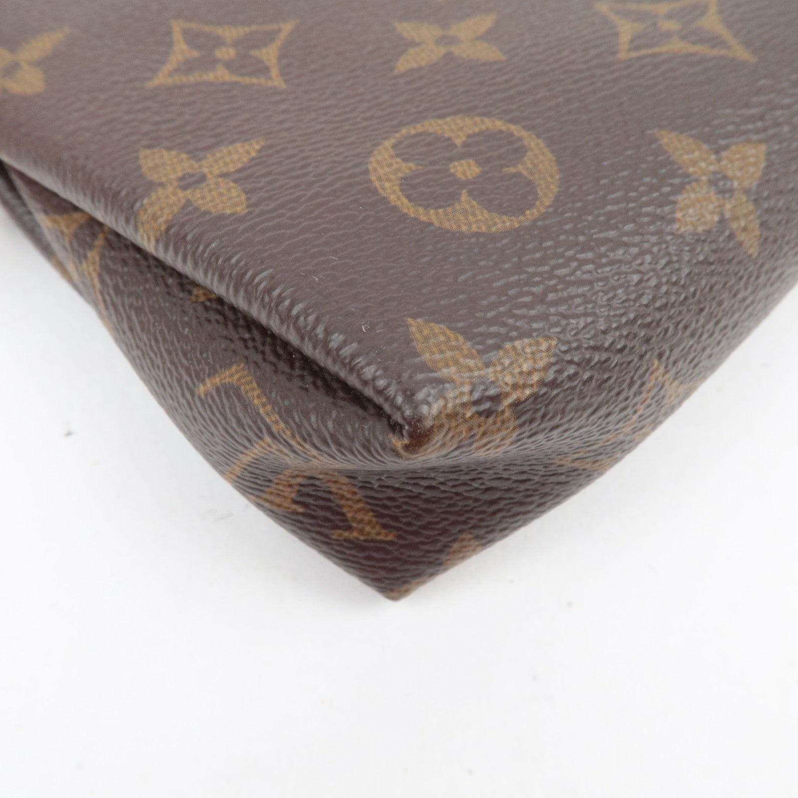 Louis Vuitton Monogram Pallas Clutch Shoulder Bag Cerise M41638 GI4156 *Dust bag, Strap