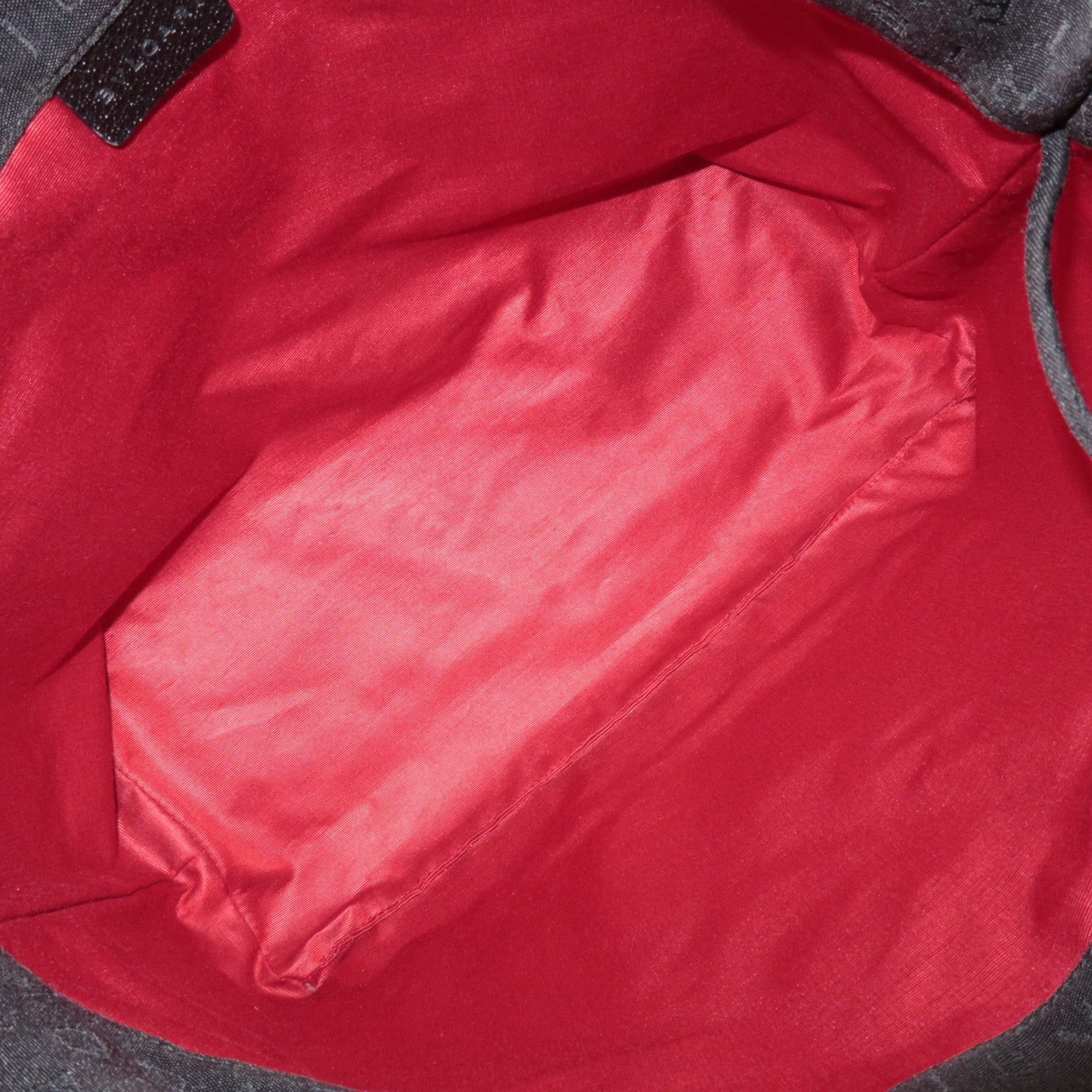 BVLGARI Logomania Tote Bag Canvas Leather Black *Dust bag, Pouch