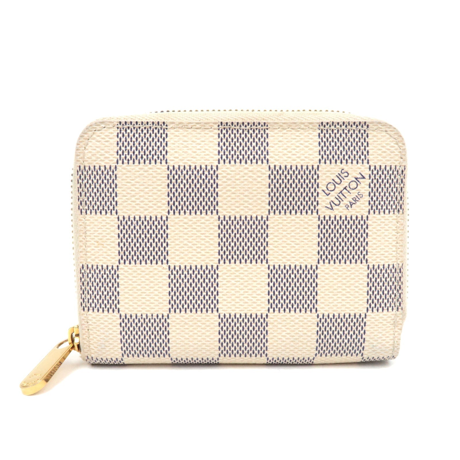 Louis Vuitton Damier Azur Zippy Coin Purse N63069 SN0162 83634