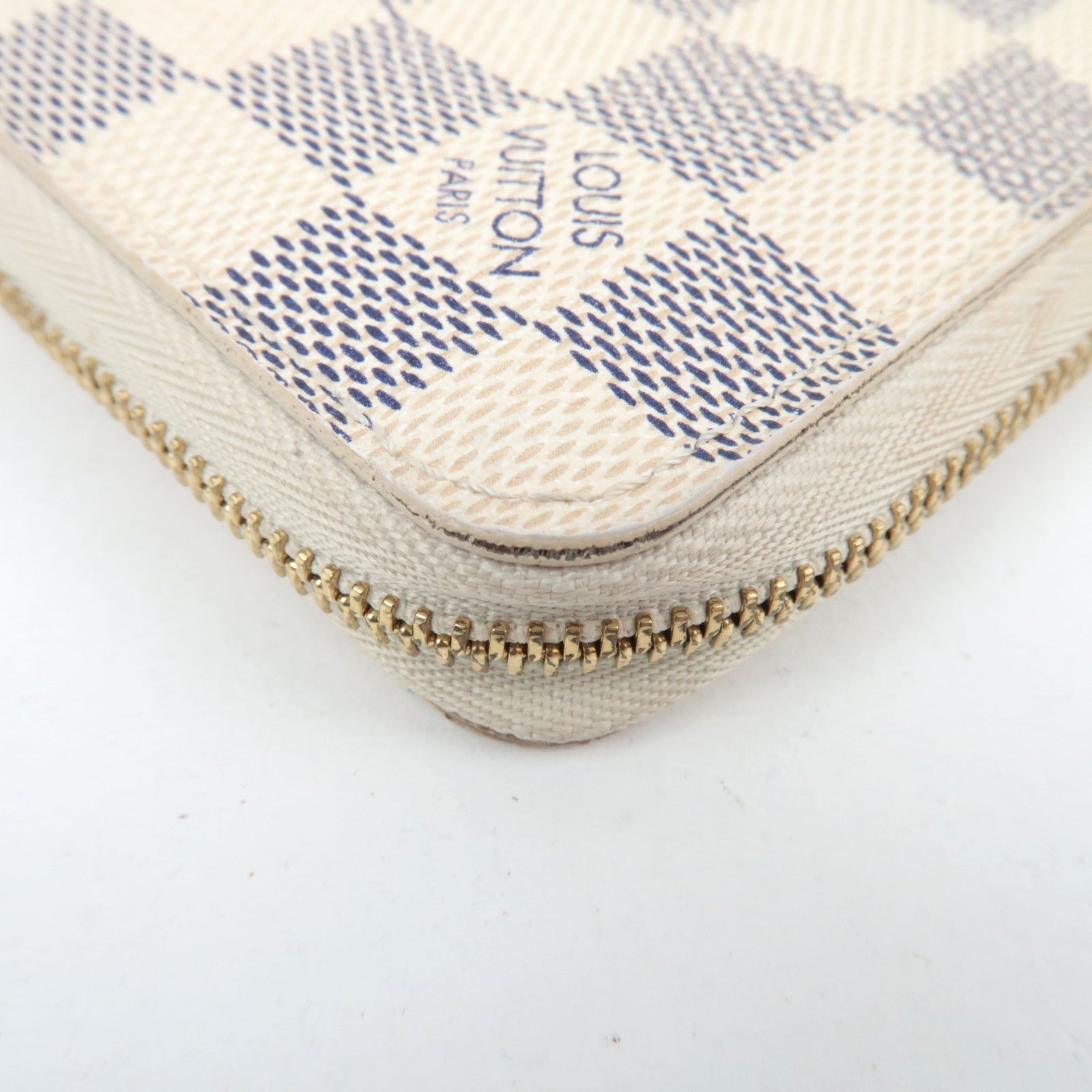 Louis Vuitton Damier Azur Zippy Coin Purse N63069 SN0162
