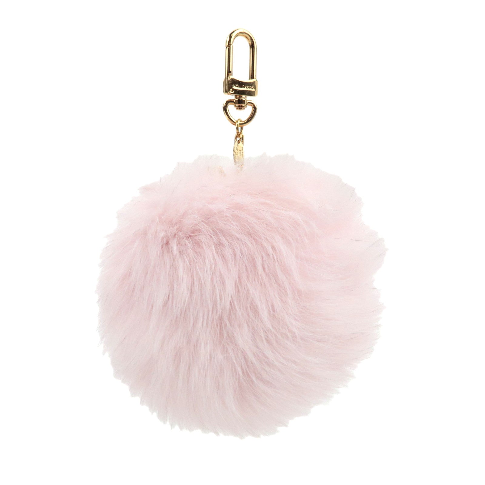 Louis Vuitton Fuzzy Bubble Fur Bag Charm Rose Clair M67371 CX110583641