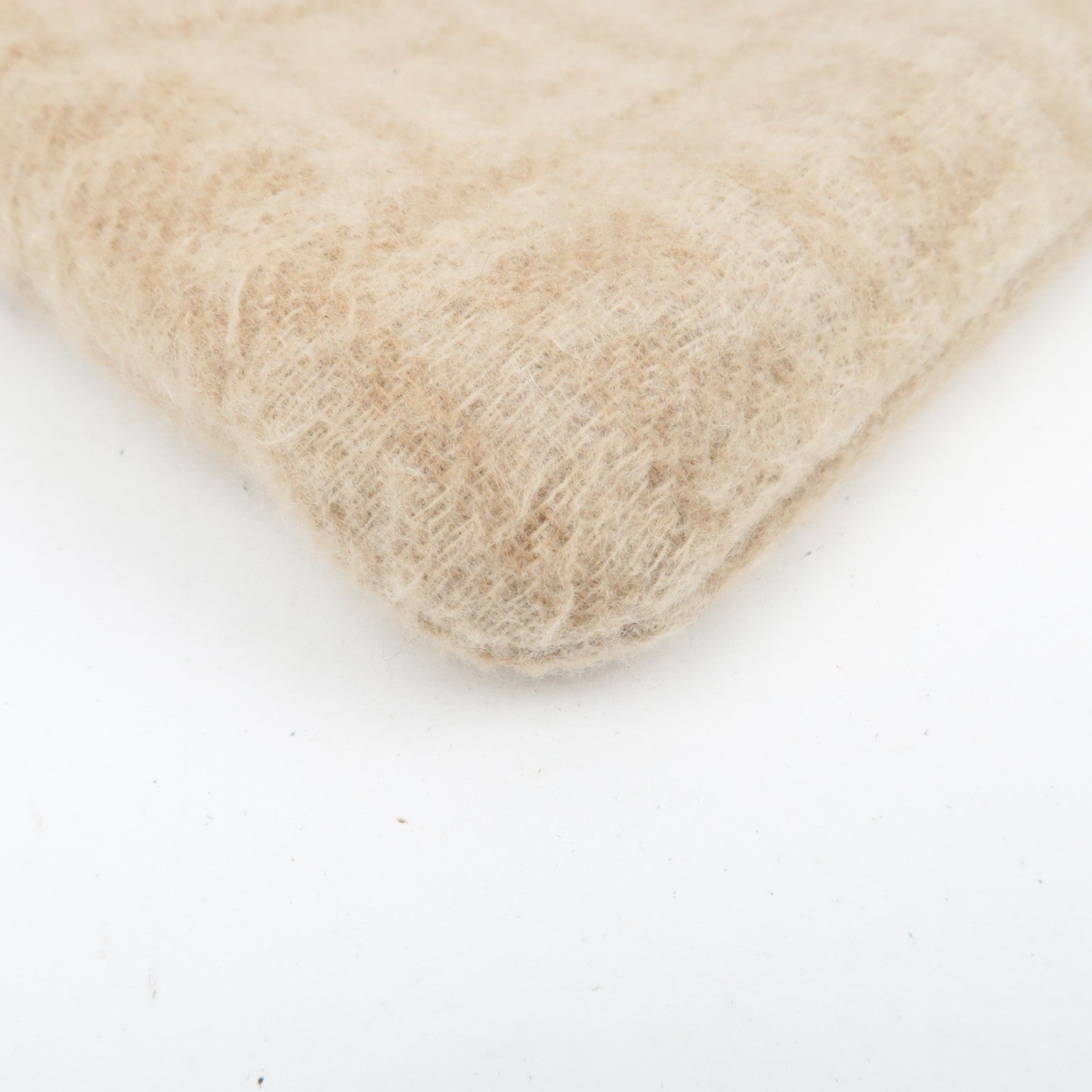 FENDI Zucca Wool Leather Tote Bag Beige *Dust bag