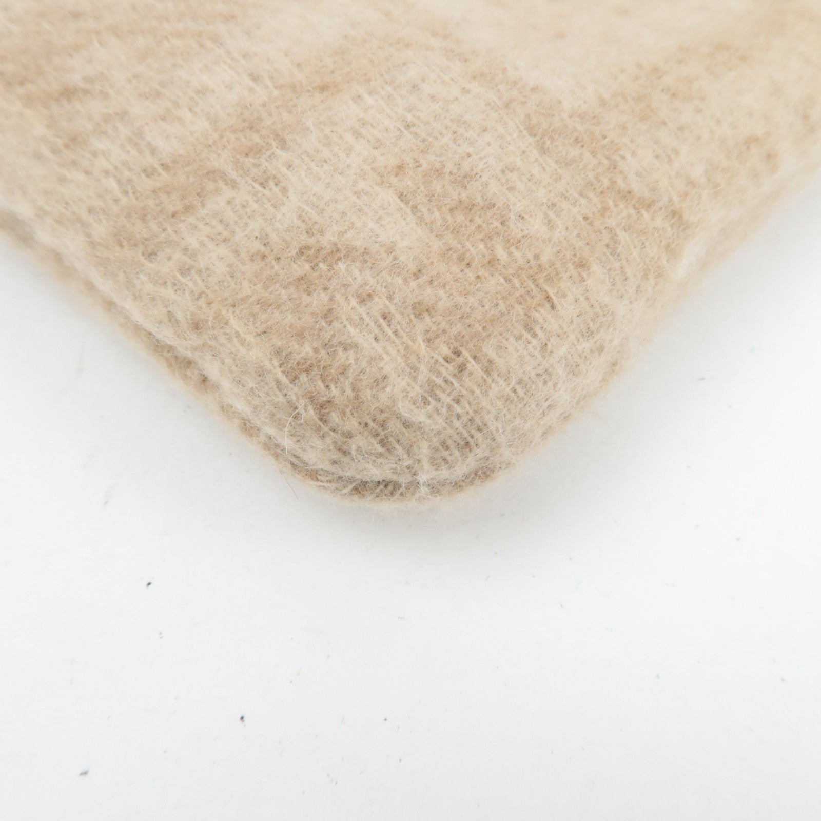 FENDI Zucca Wool Leather Tote Bag Beige *Dust bag