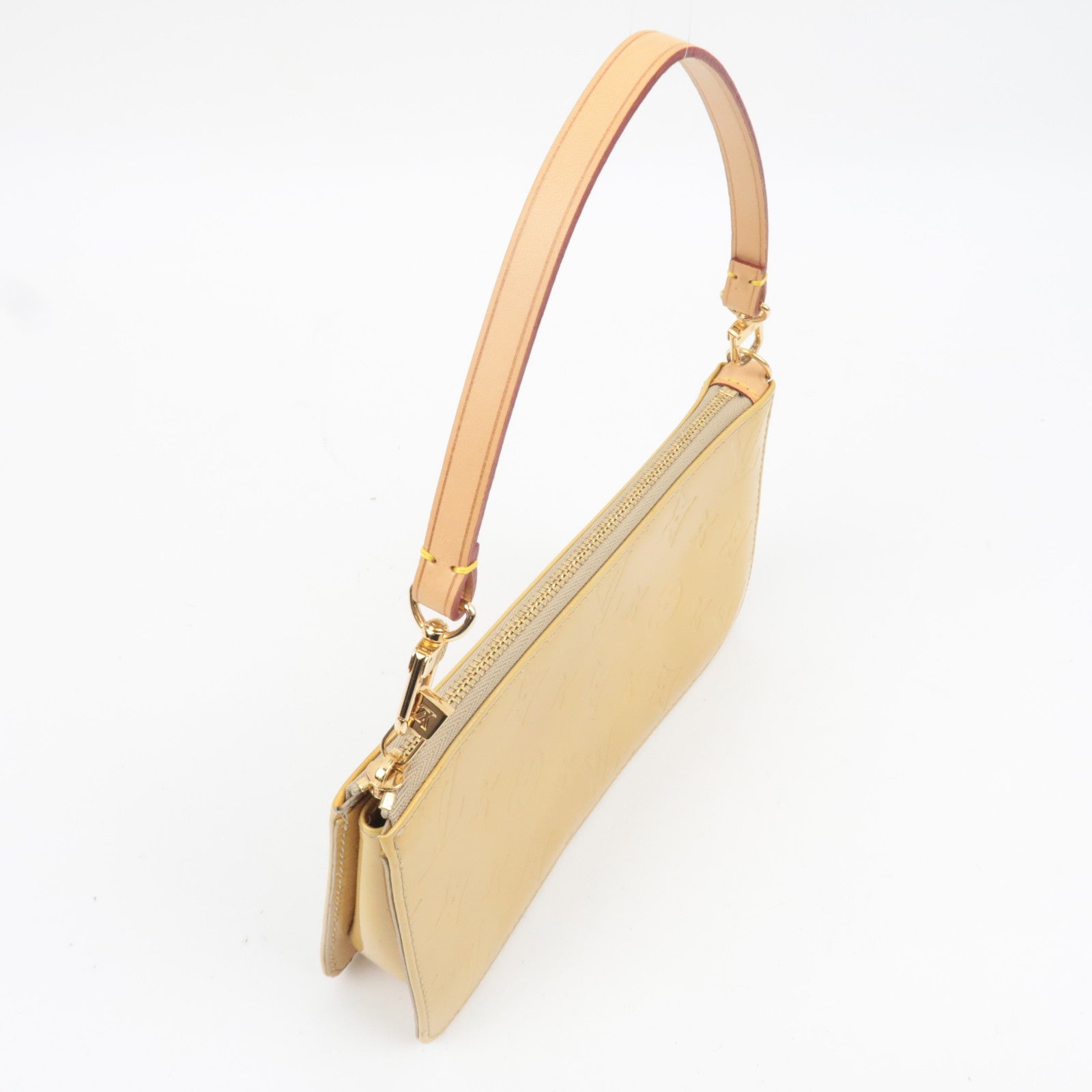 Louis Vuitton Monogram Vernis Lexington Old Model Handbag Beige M91010 TH0968