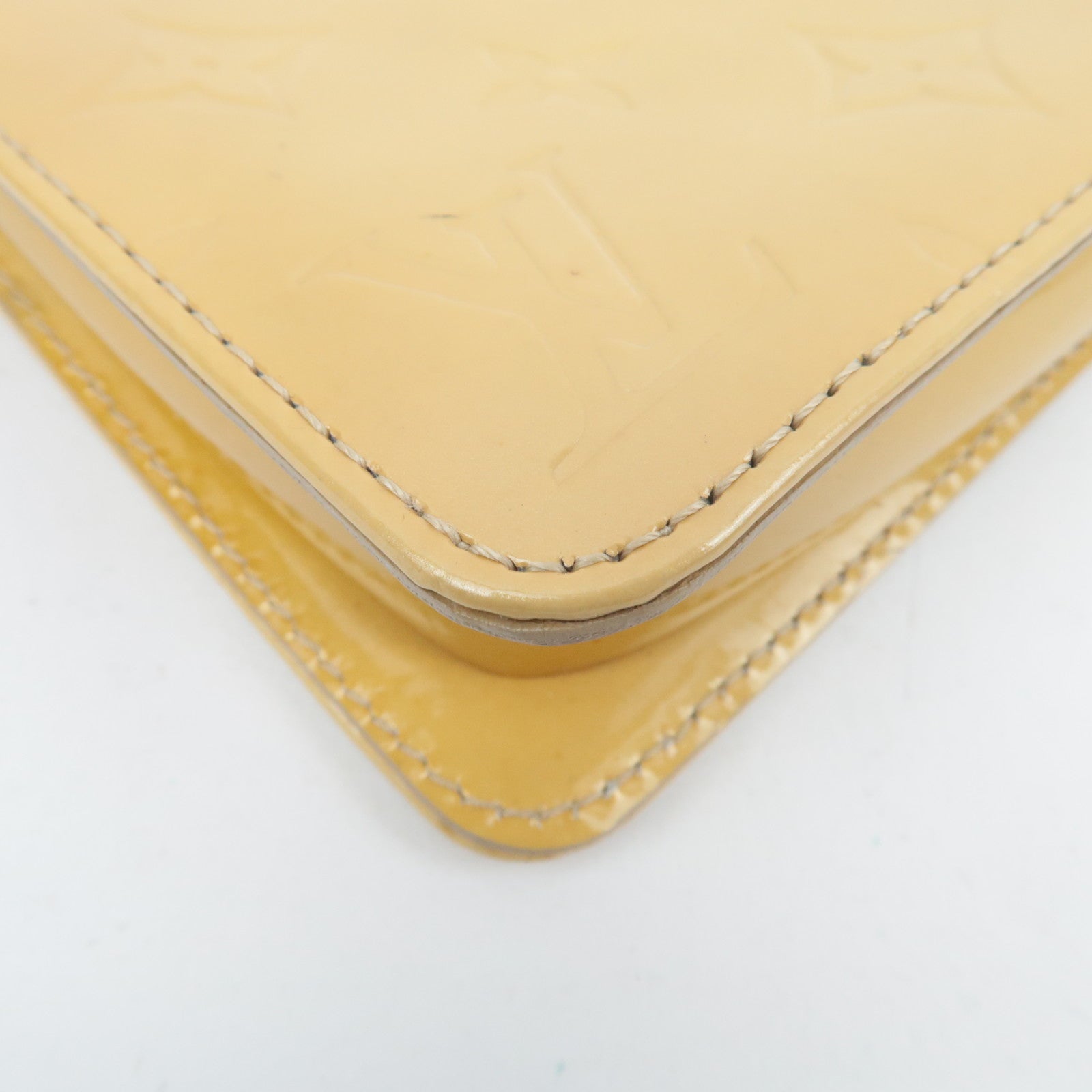 Louis Vuitton Monogram Vernis Lexington Old Model Handbag Beige M91010 TH0968